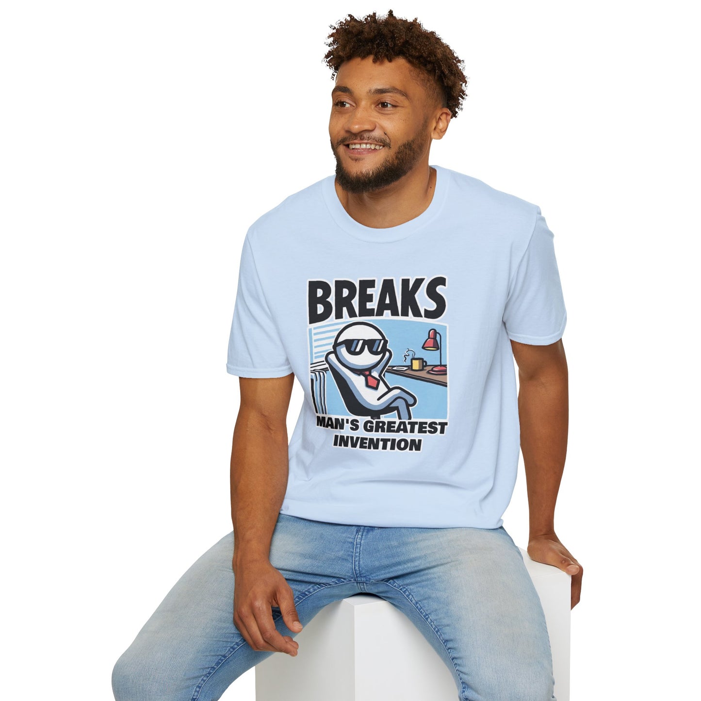 Break Time Bandit: Best Moments Happen on break...Unisex Graphics Tee