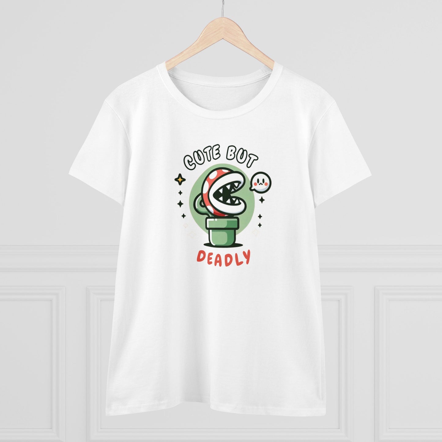 Women's Tee, Lethal Loveliness: Piranha Style