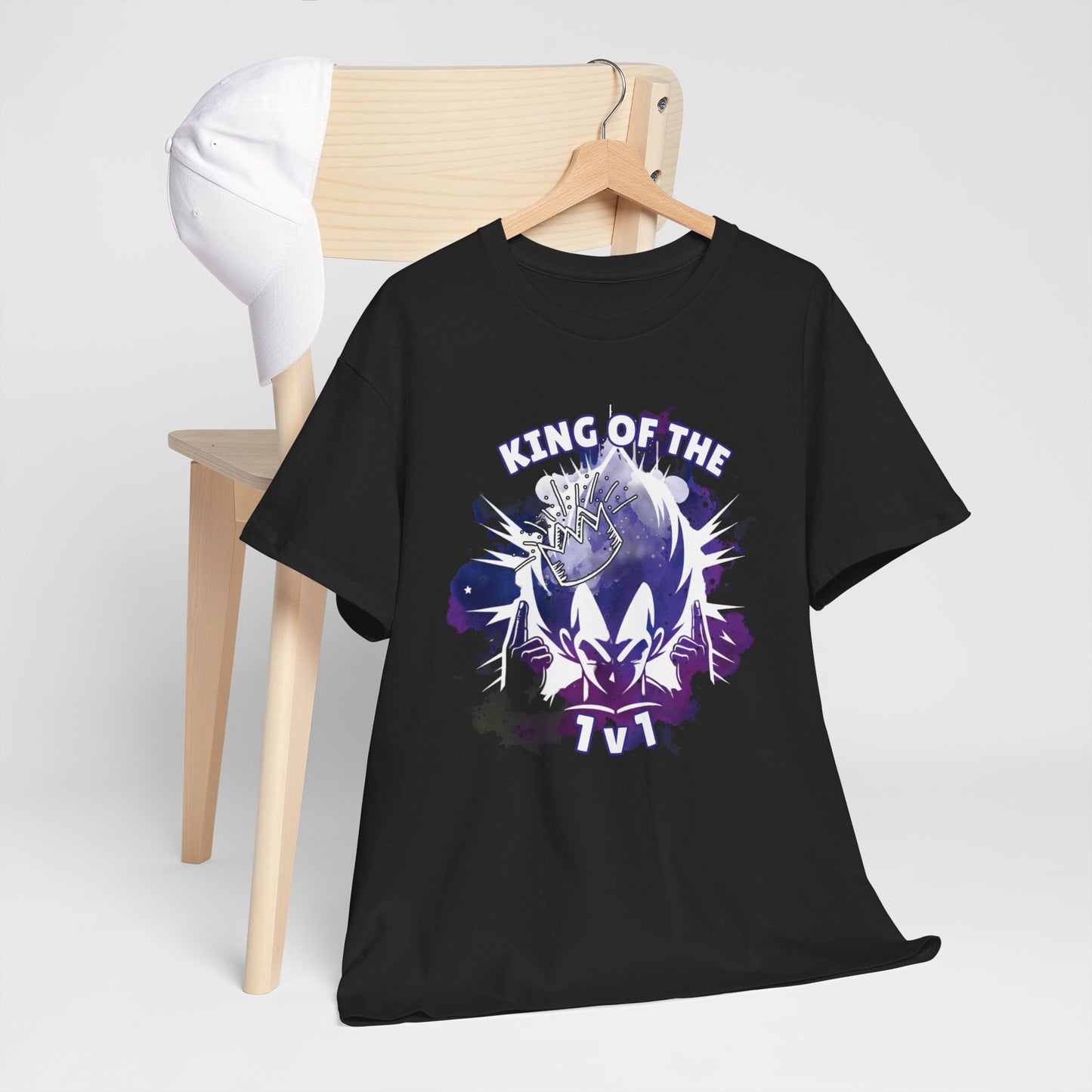 King of 1v1, Saiyan Prince Unisex Heavy cotton Tee