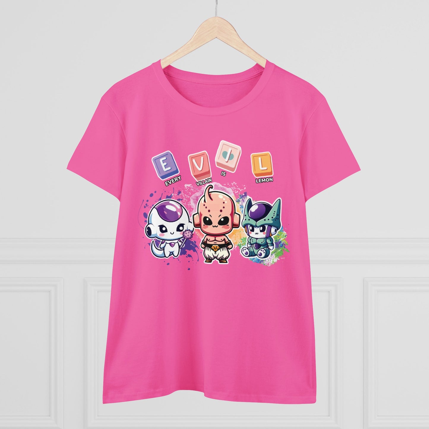 Tiny Tyrants of the Galaxy: Every Villain Is Lemon  – Death by Cuteness!, Women's Cotton Graphic Tee