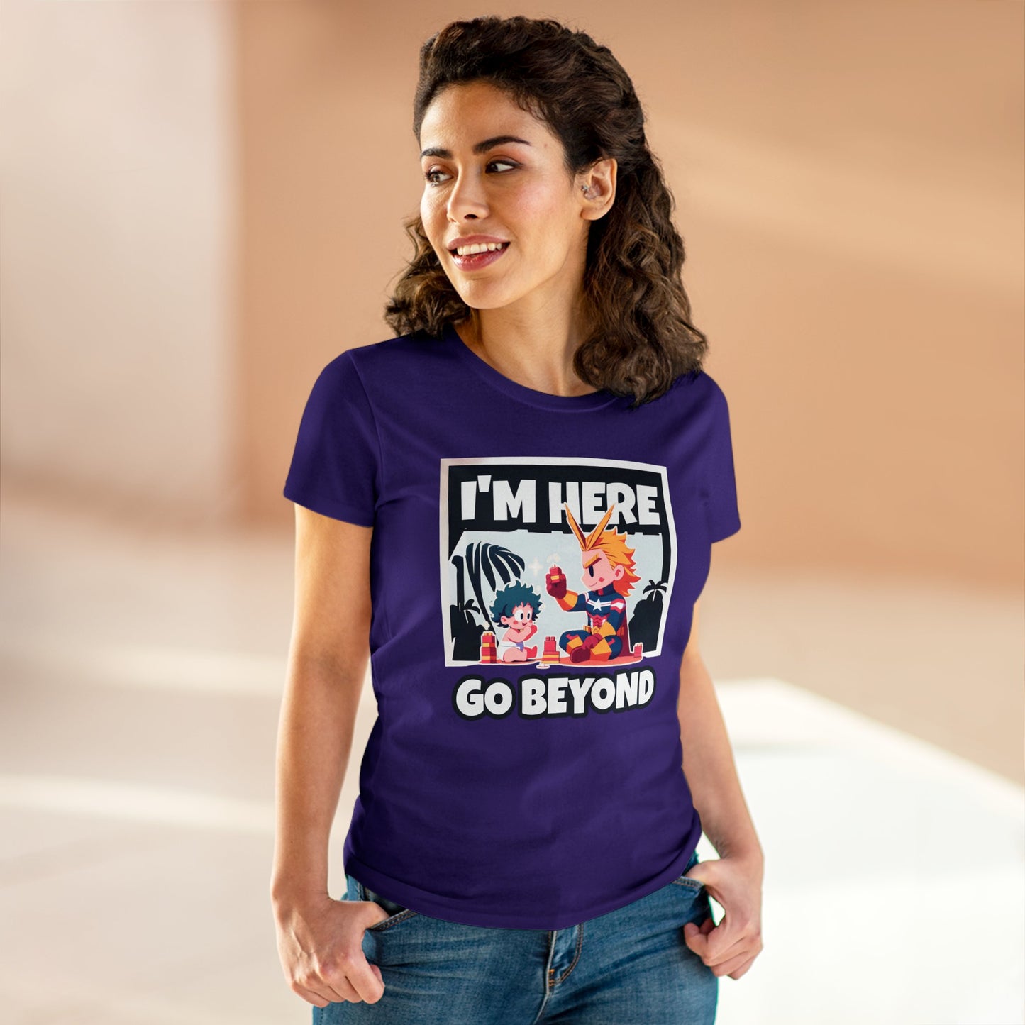 Mighty Playdate: Building Dreams in Cotton Comfort! Women's Graphic Tee