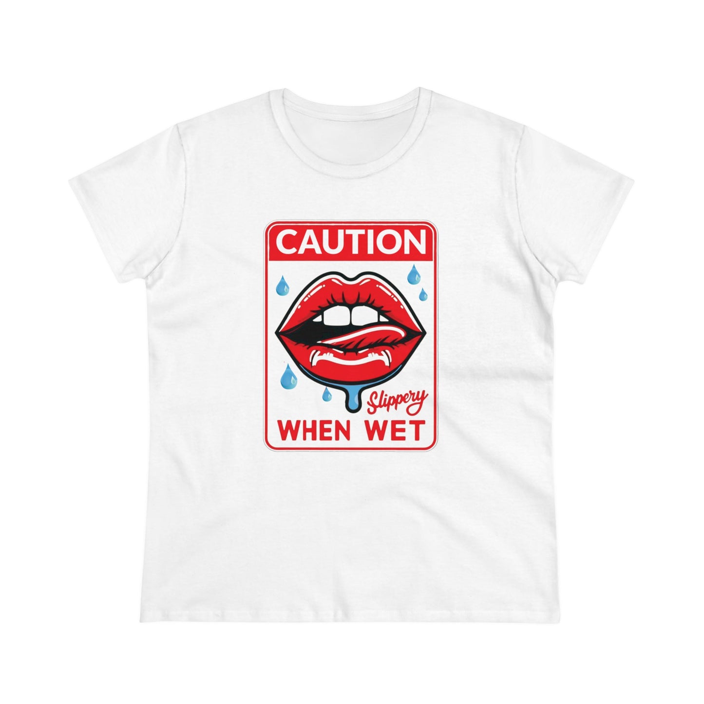 Wet & Witty: Adult Humor Splash Zone Tee for Women