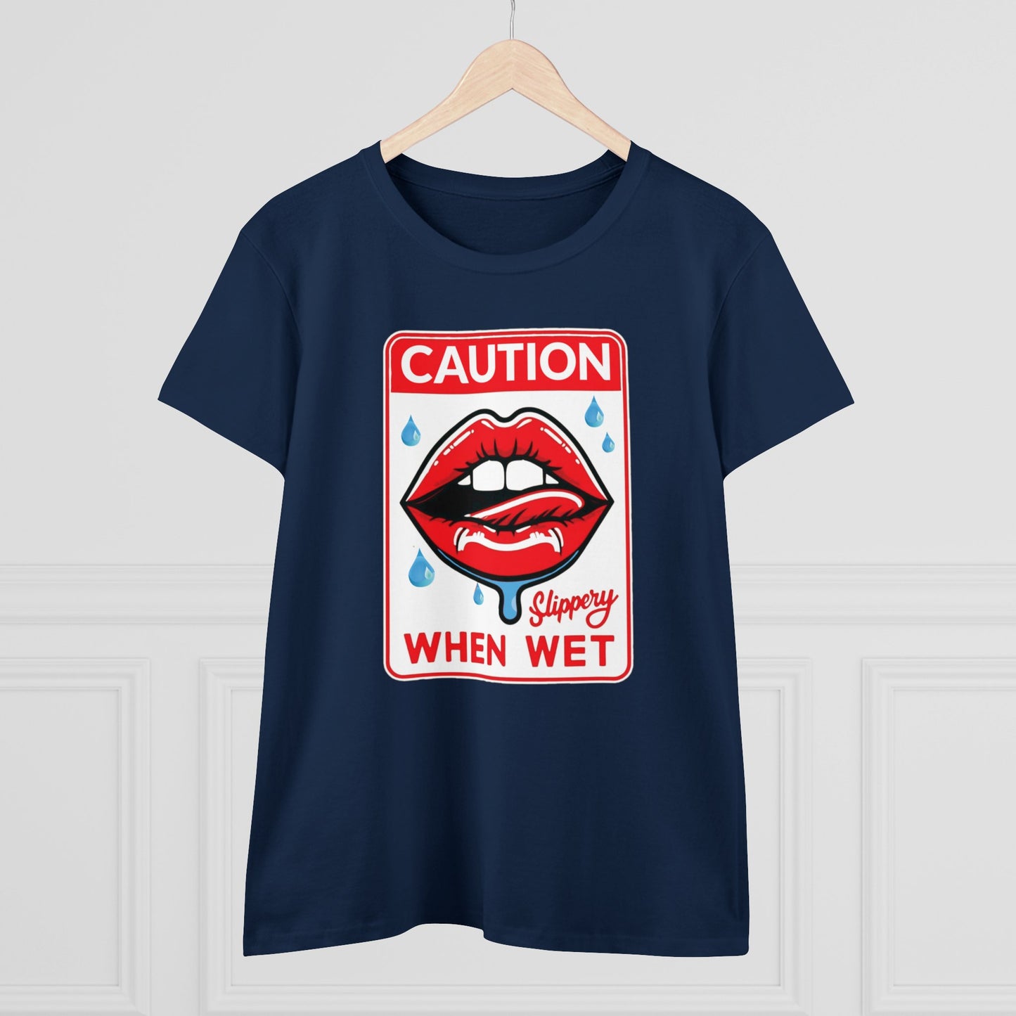 Wet & Witty: Adult Humor Splash Zone Tee for Women