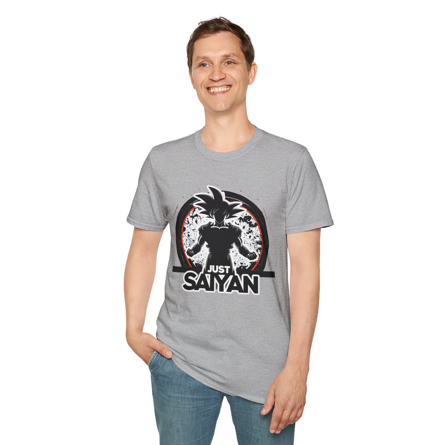 Just Saiyan: Exclusive kakarot Silhouette Graphic Tee for Anime Enthusiasts
