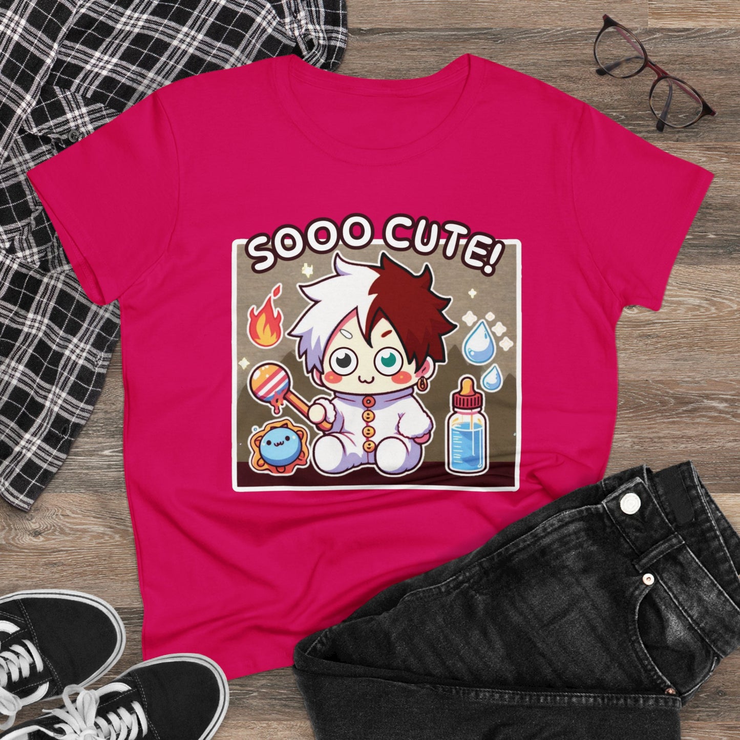 Cute edition: Milk & Quirks Women's Midweight Cotton Tee