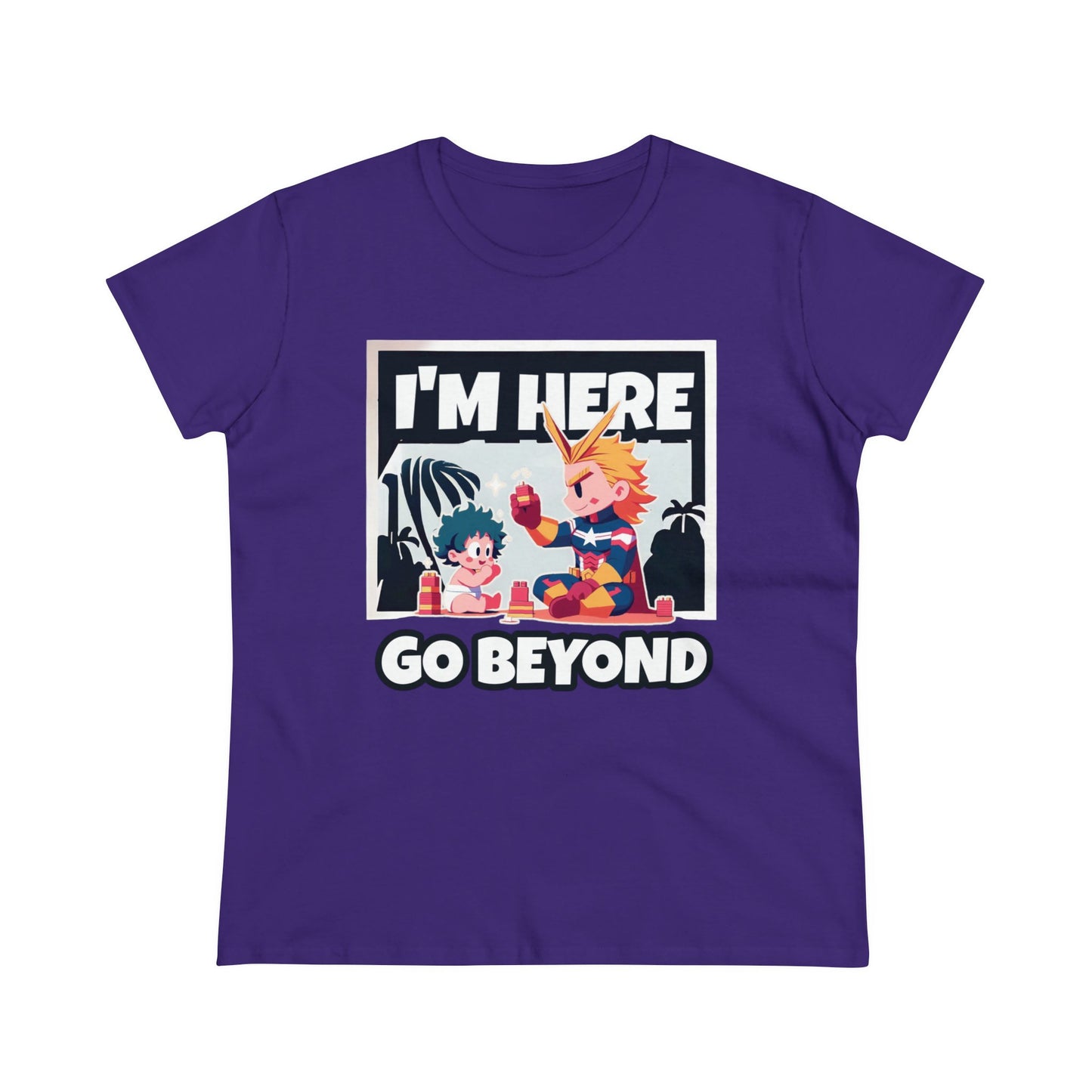 Mighty Playdate: Building Dreams in Cotton Comfort! Women's Graphic Tee