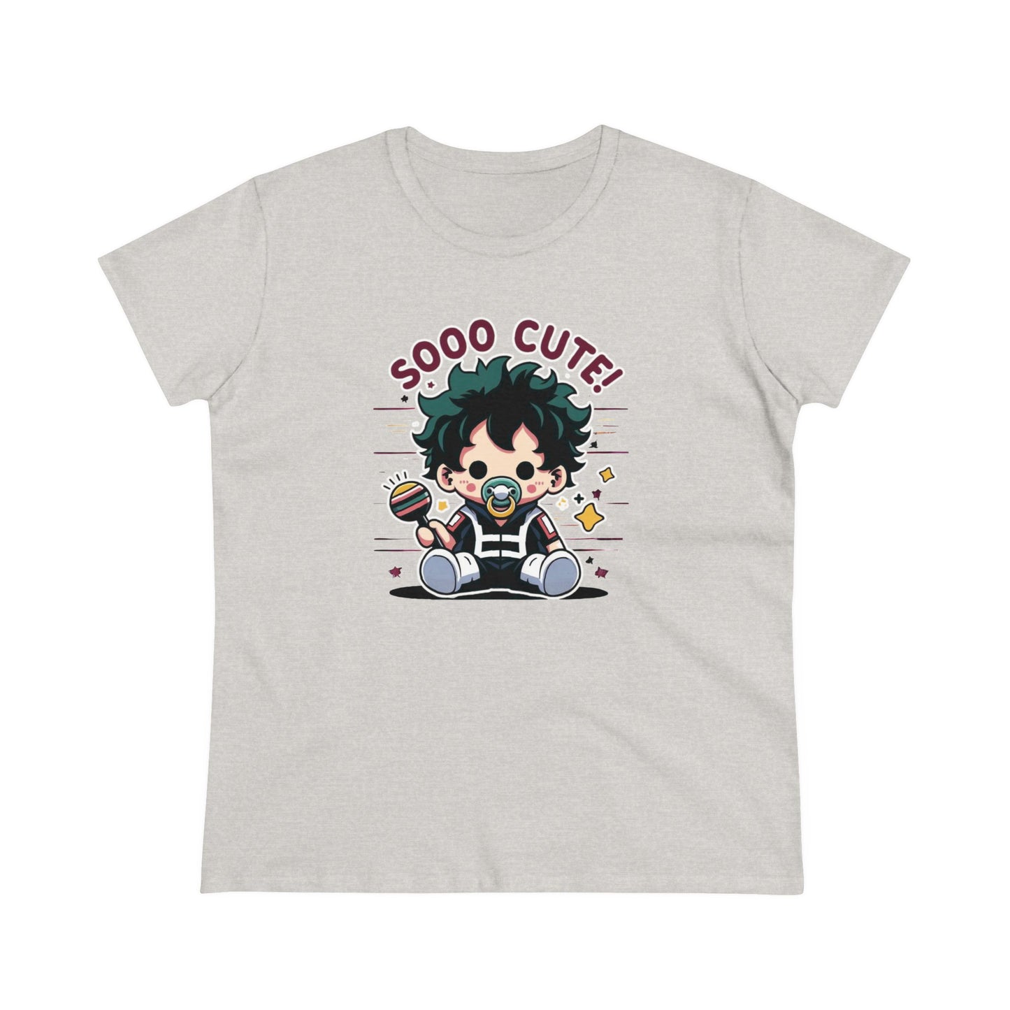 Rattle Quirk: Little Baby Hero Shakedown Women's Midweight Cotton Tee
