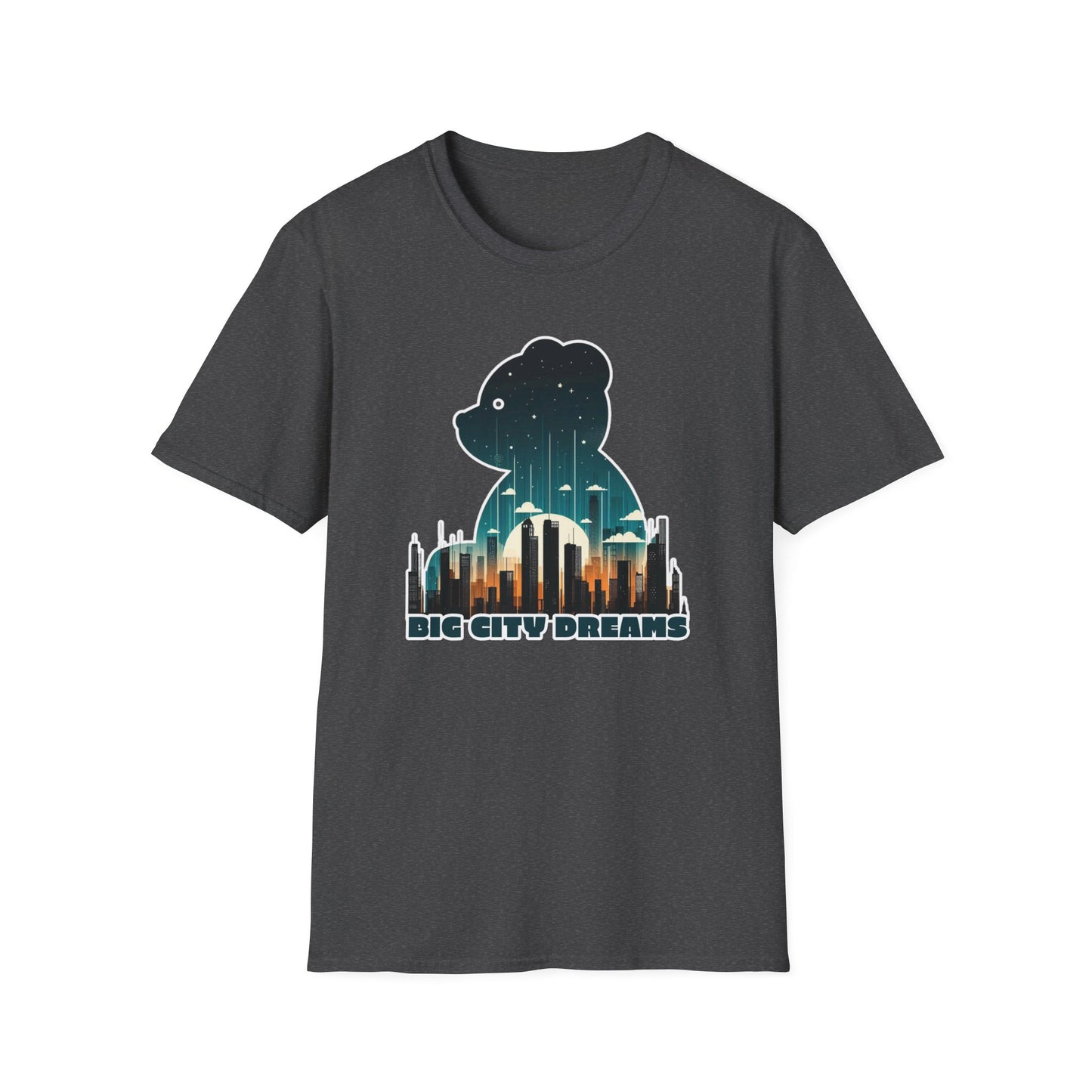Bear in the Big City Graphic Tee; Cotton Unisex