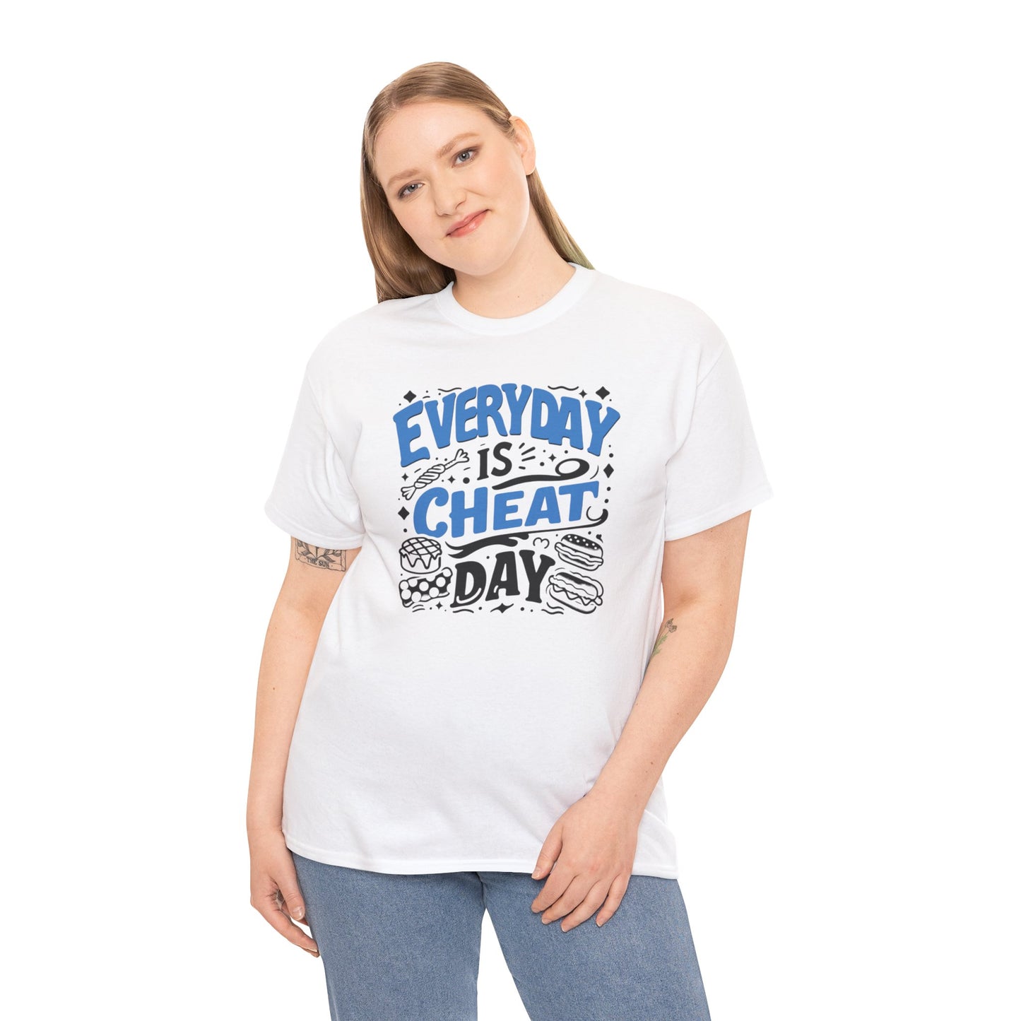 24/7 Cheat Day: Satisfy Your Cravings-Unisex Graphic Tee