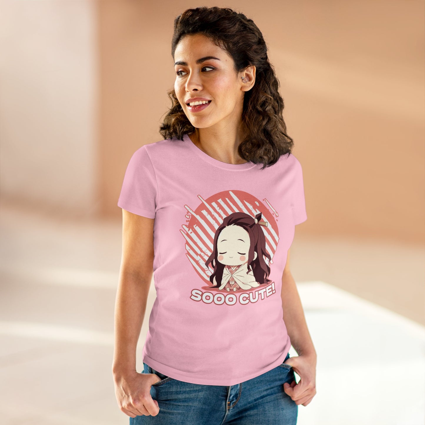 Cute Edition: Adorable Demon Mode: Mini slayer Edition, Women's Cotton Graphic Tee