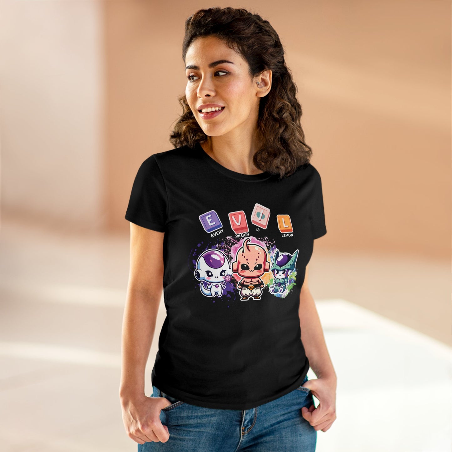 Tiny Tyrants of the Galaxy: Every Villain Is Lemon  – Death by Cuteness!, Women's Cotton Graphic Tee