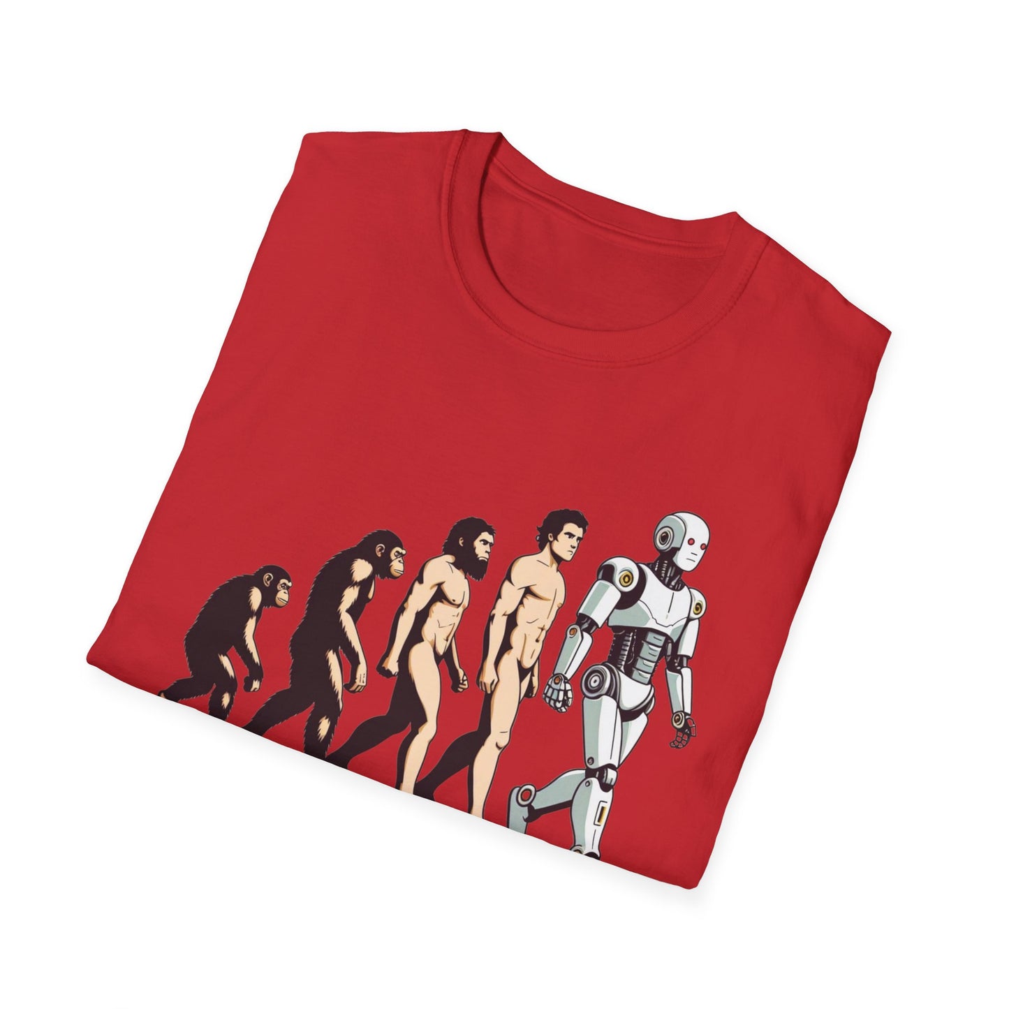 Man to Machine in comfy evolution with 100% cotton Comfort Tee