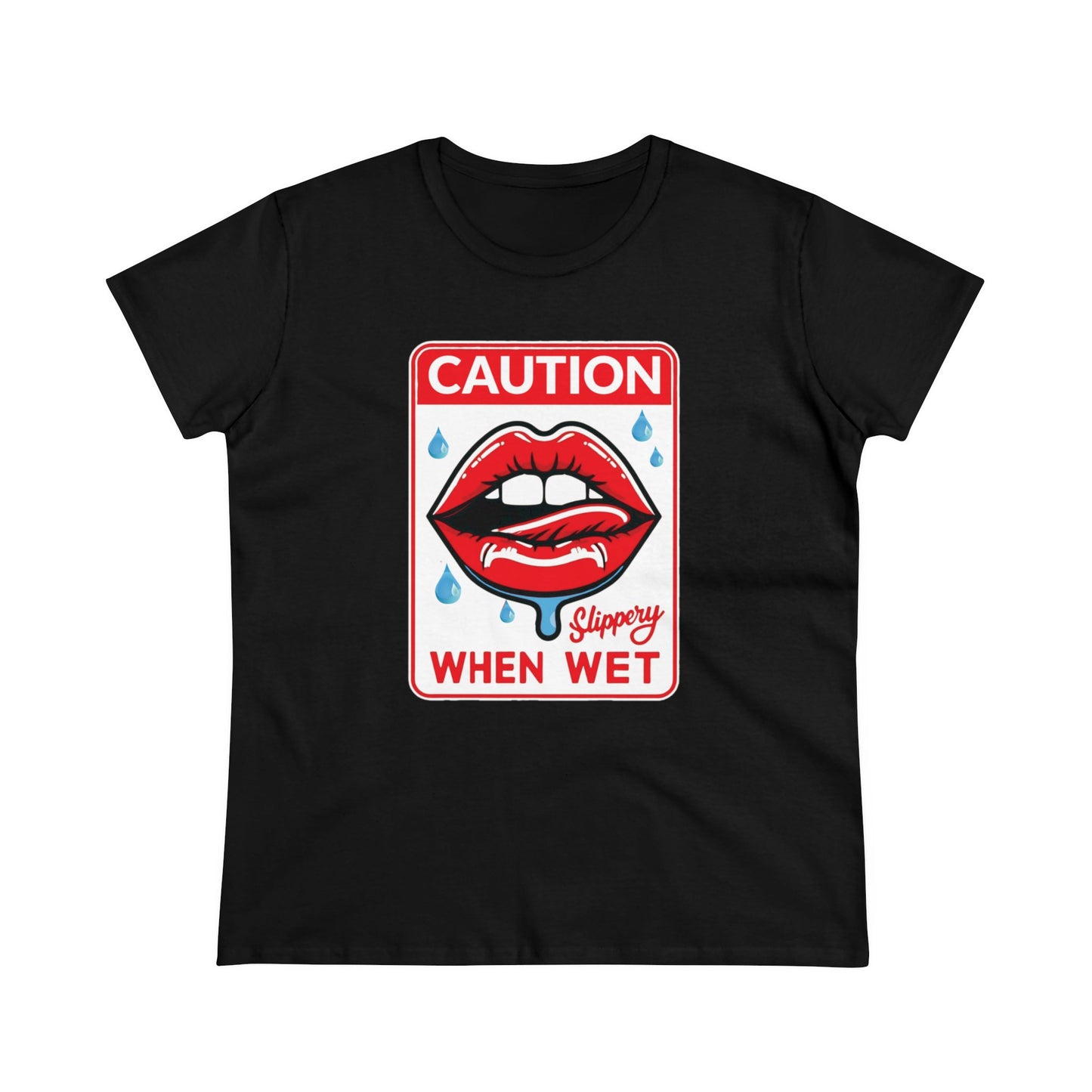 Wet & Witty: Adult Humor Splash Zone Tee for Women