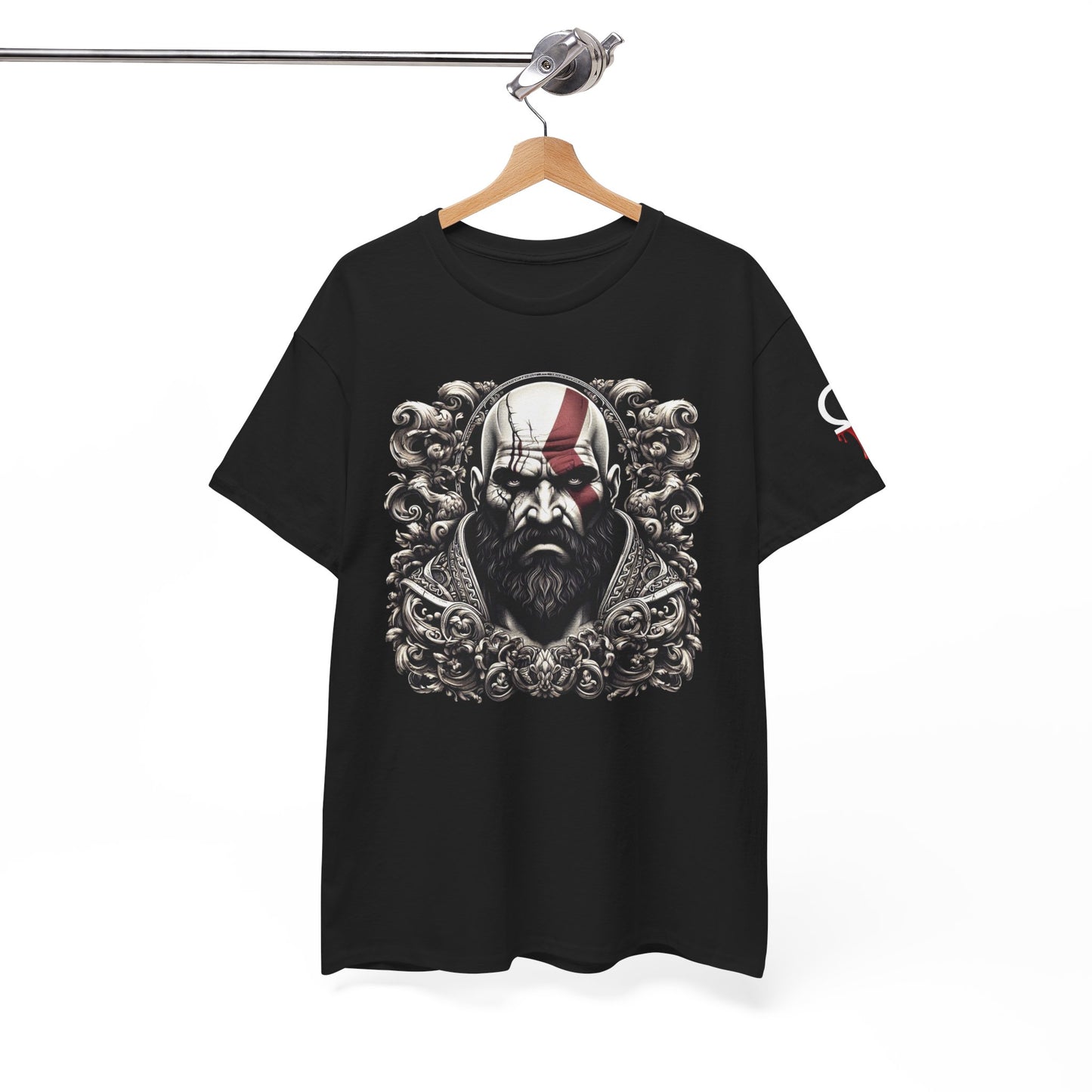 Baroque God of War: Ornate Splendor, Unisex Graphic Tee