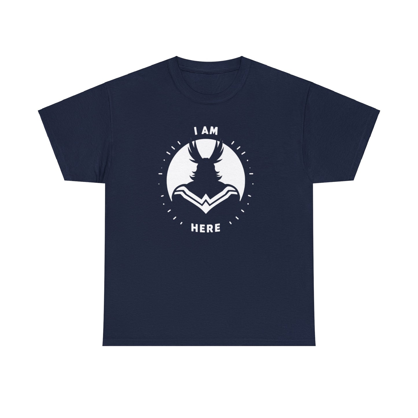 Unleash Your Hero Within: Mighty Silhouette Empowerment Tee Unisex Heavy Cotton Tee