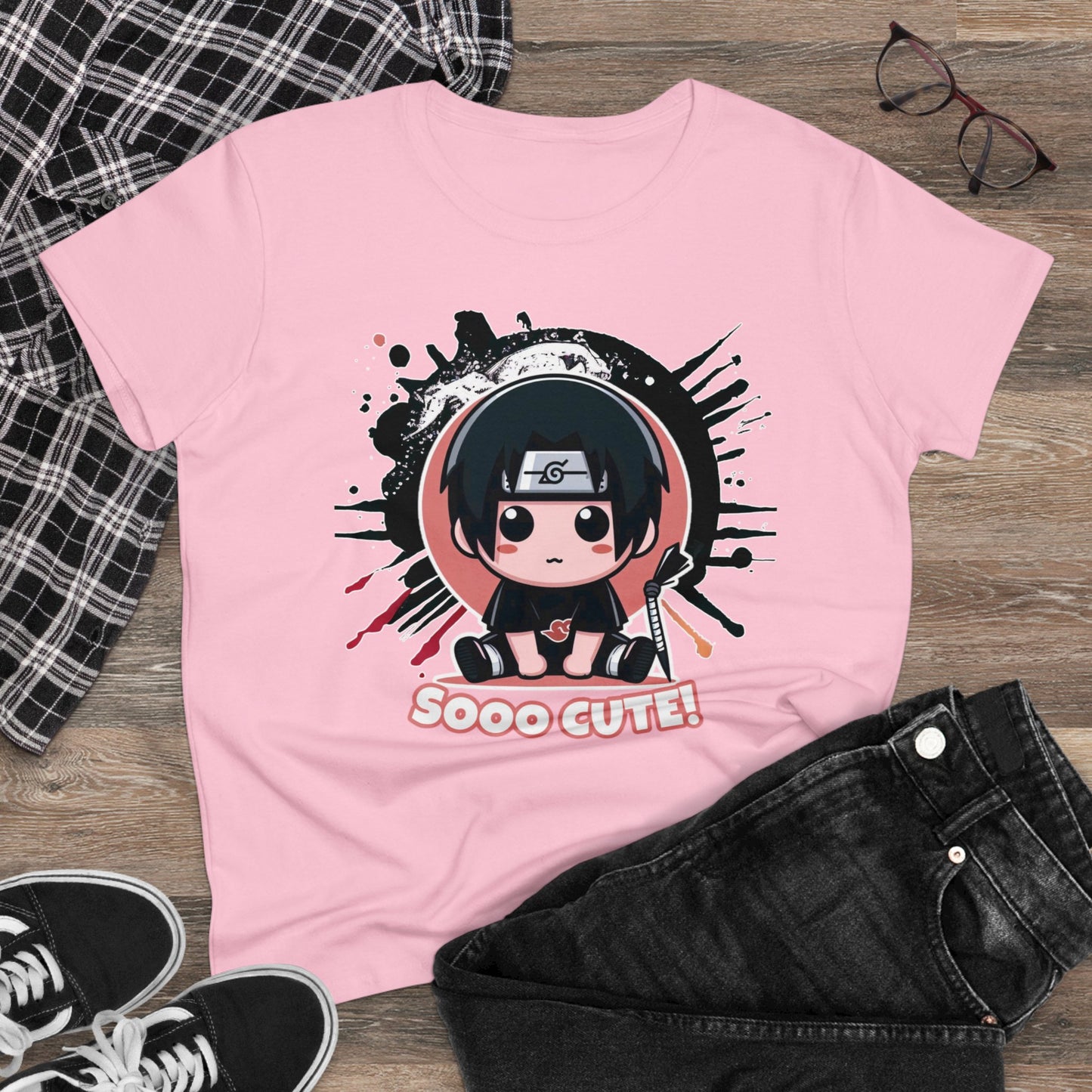 Cute Edition, Small but Deadly: Itty Bitty Ninja β Because Genjutsu Starts Early! Women's Graphic Tee