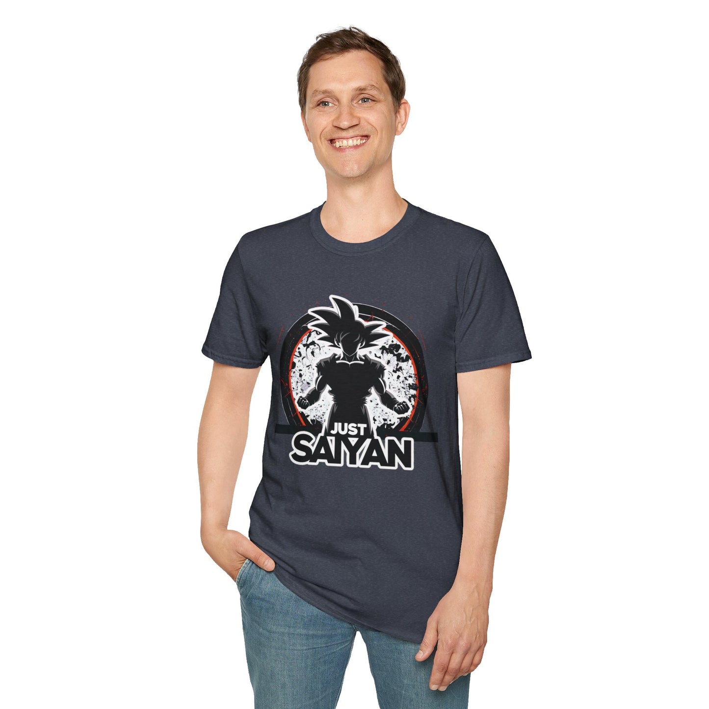 Just Saiyan: Exclusive kakarot Silhouette Graphic Tee for Anime Enthusiasts