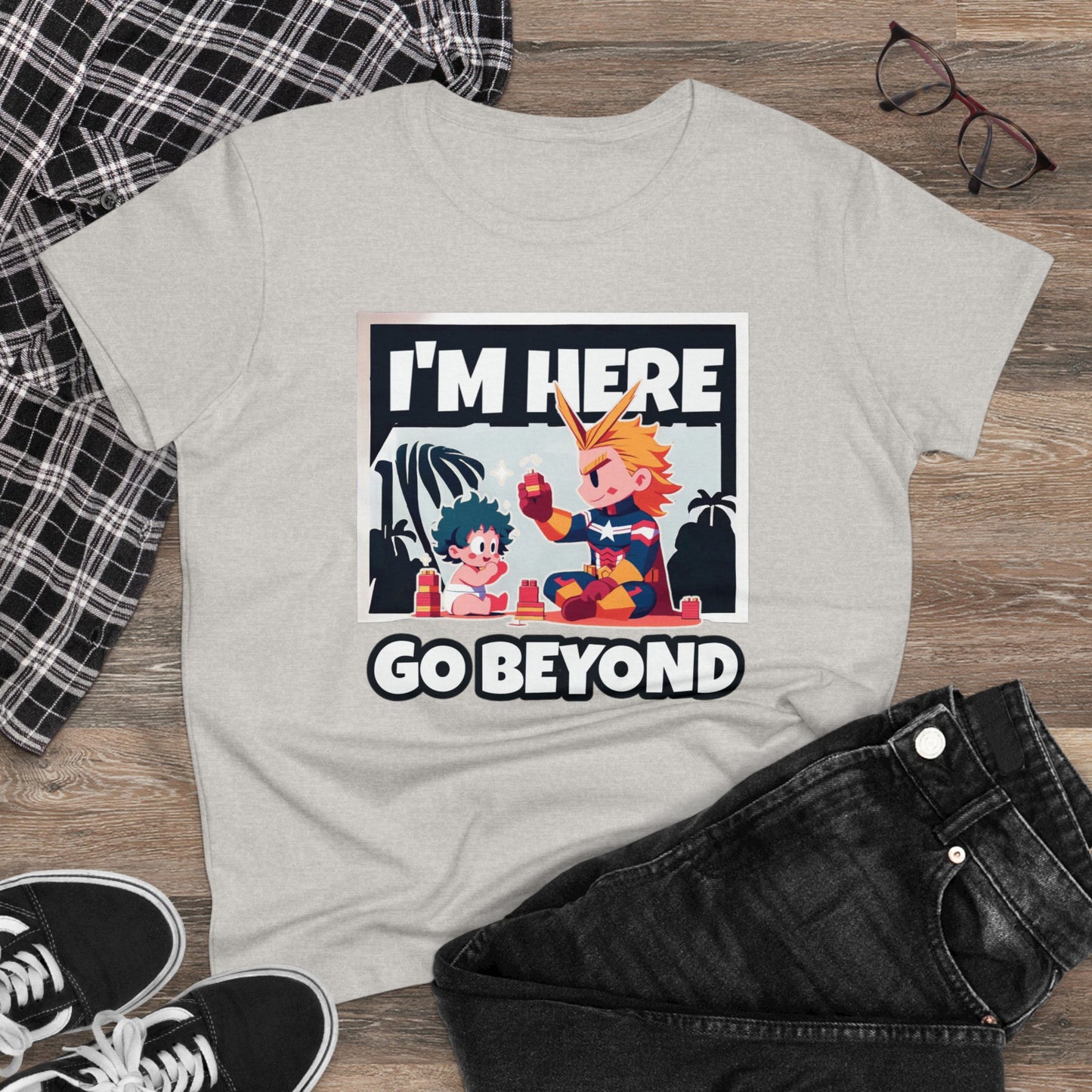 Mighty Playdate: Building Dreams in Cotton Comfort! Women's Graphic Tee