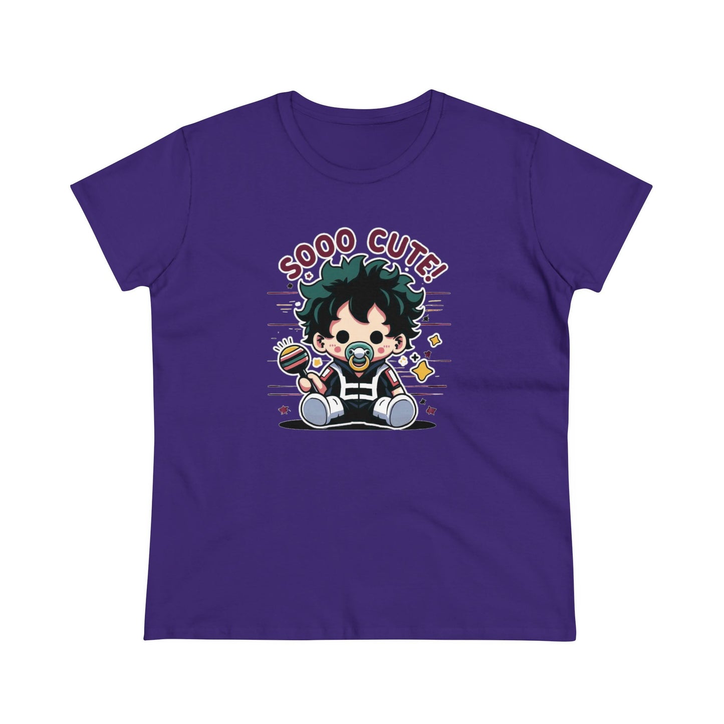 Rattle Quirk: Little Baby Hero Shakedown Women's Midweight Cotton Tee