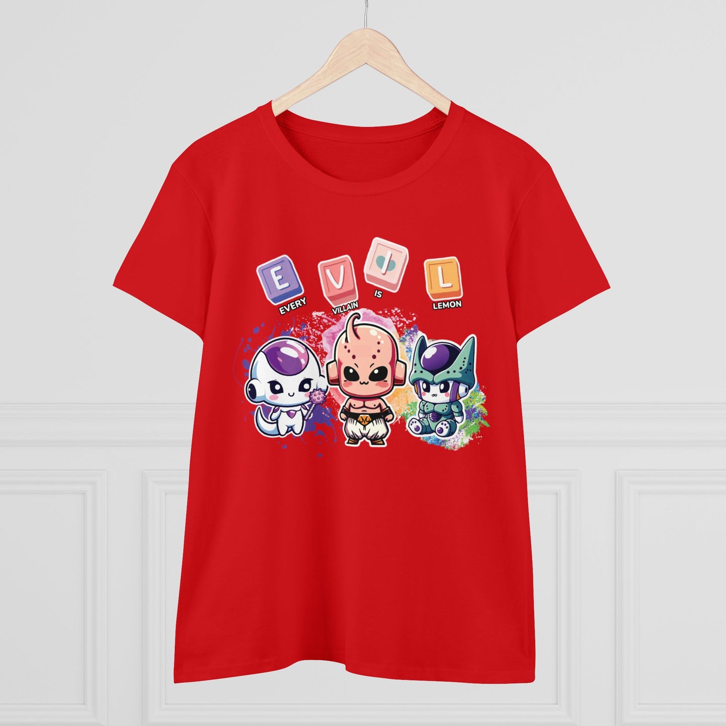 Tiny Tyrants of the Galaxy: Every Villain Is Lemon  – Death by Cuteness!, Women's Cotton Graphic Tee