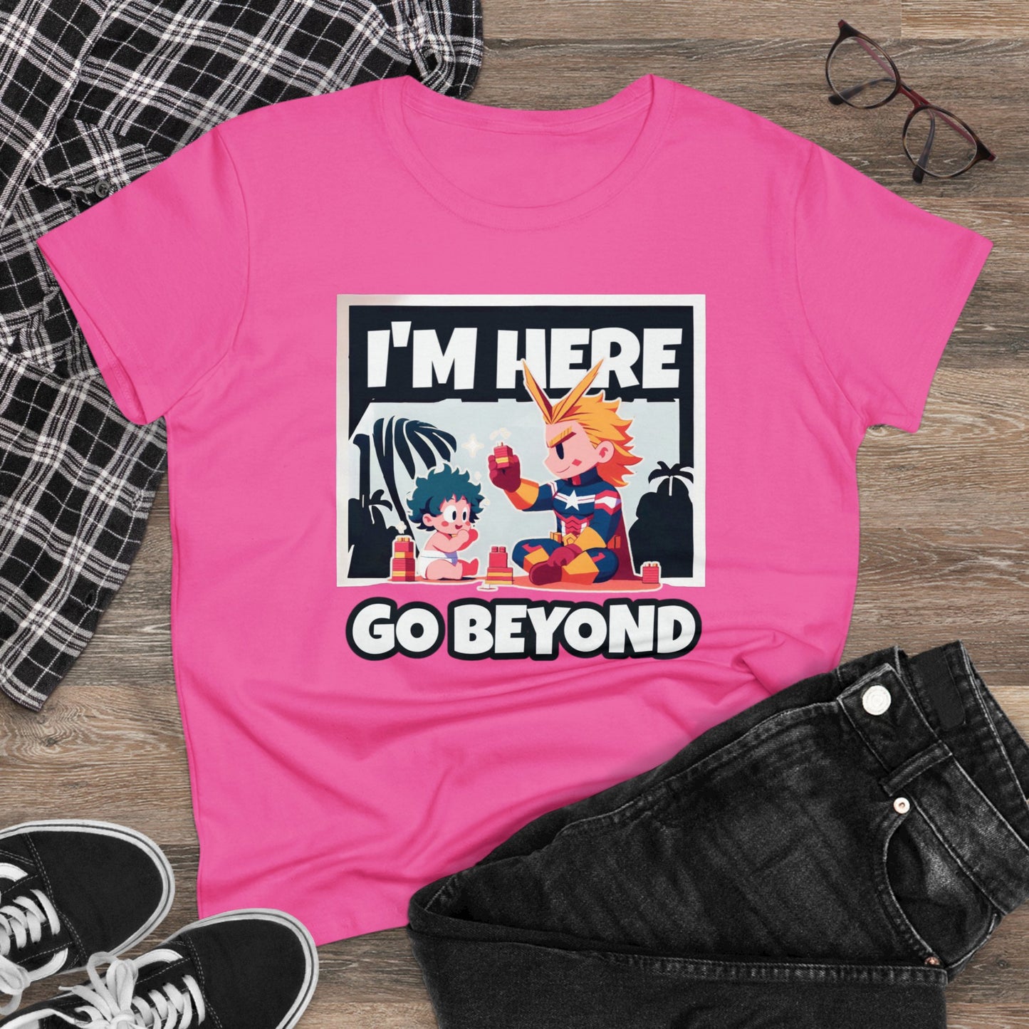 Mighty Playdate: Building Dreams in Cotton Comfort! Women's Graphic Tee