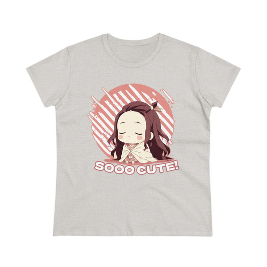 Cute Edition: Adorable Demon Mode: Mini slayer Edition, Women's Cotton Graphic Tee