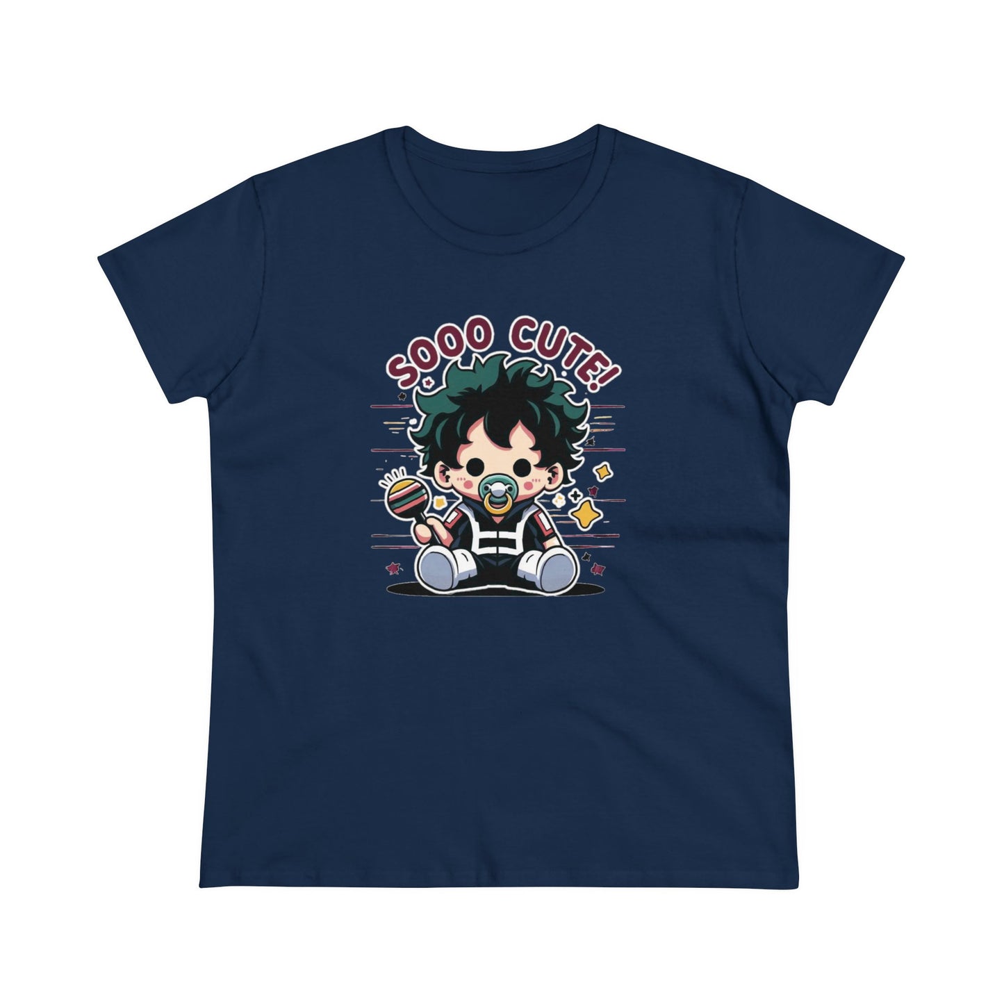 Rattle Quirk: Little Baby Hero Shakedown Women's Midweight Cotton Tee