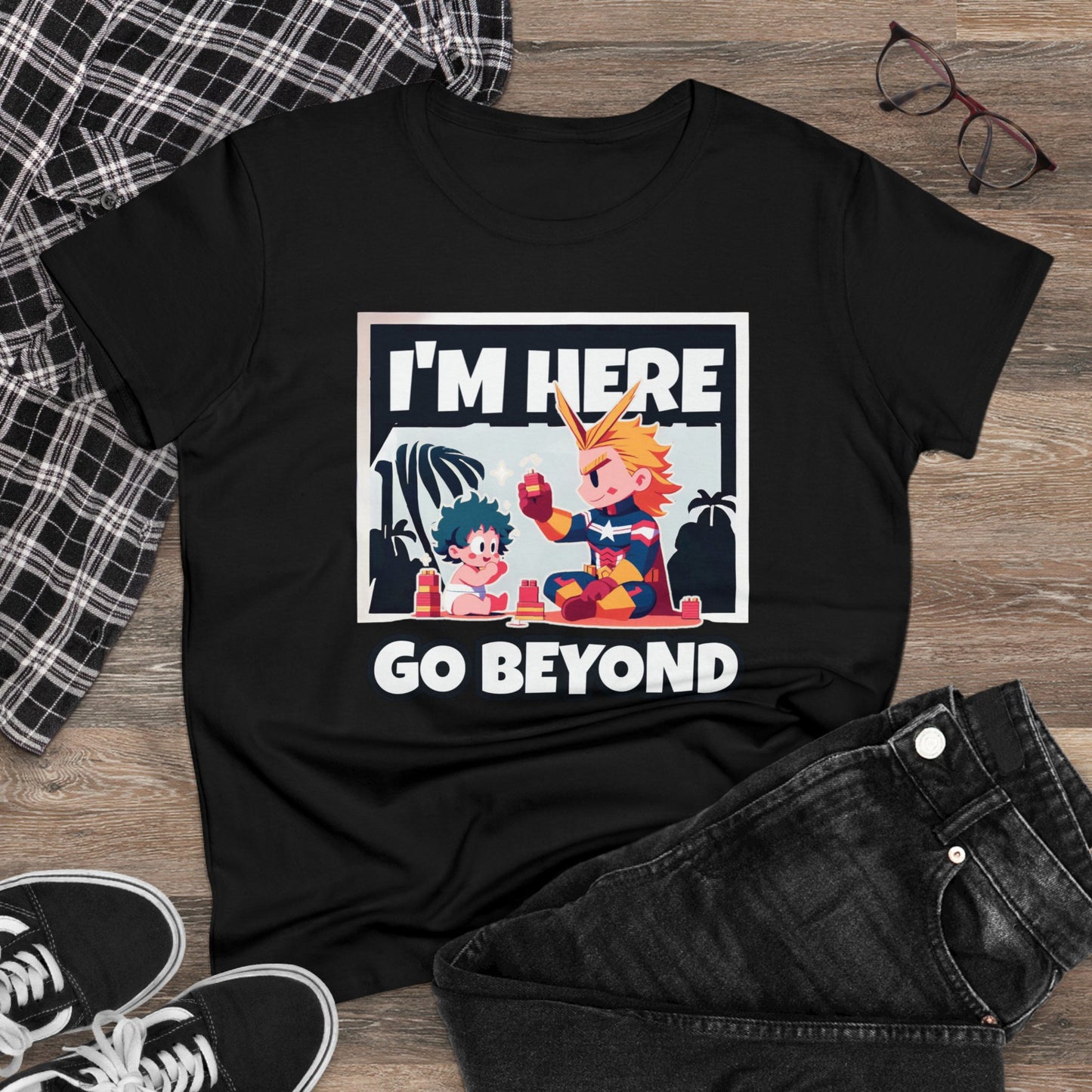 Mighty Playdate: Building Dreams in Cotton Comfort! Women's Graphic Tee