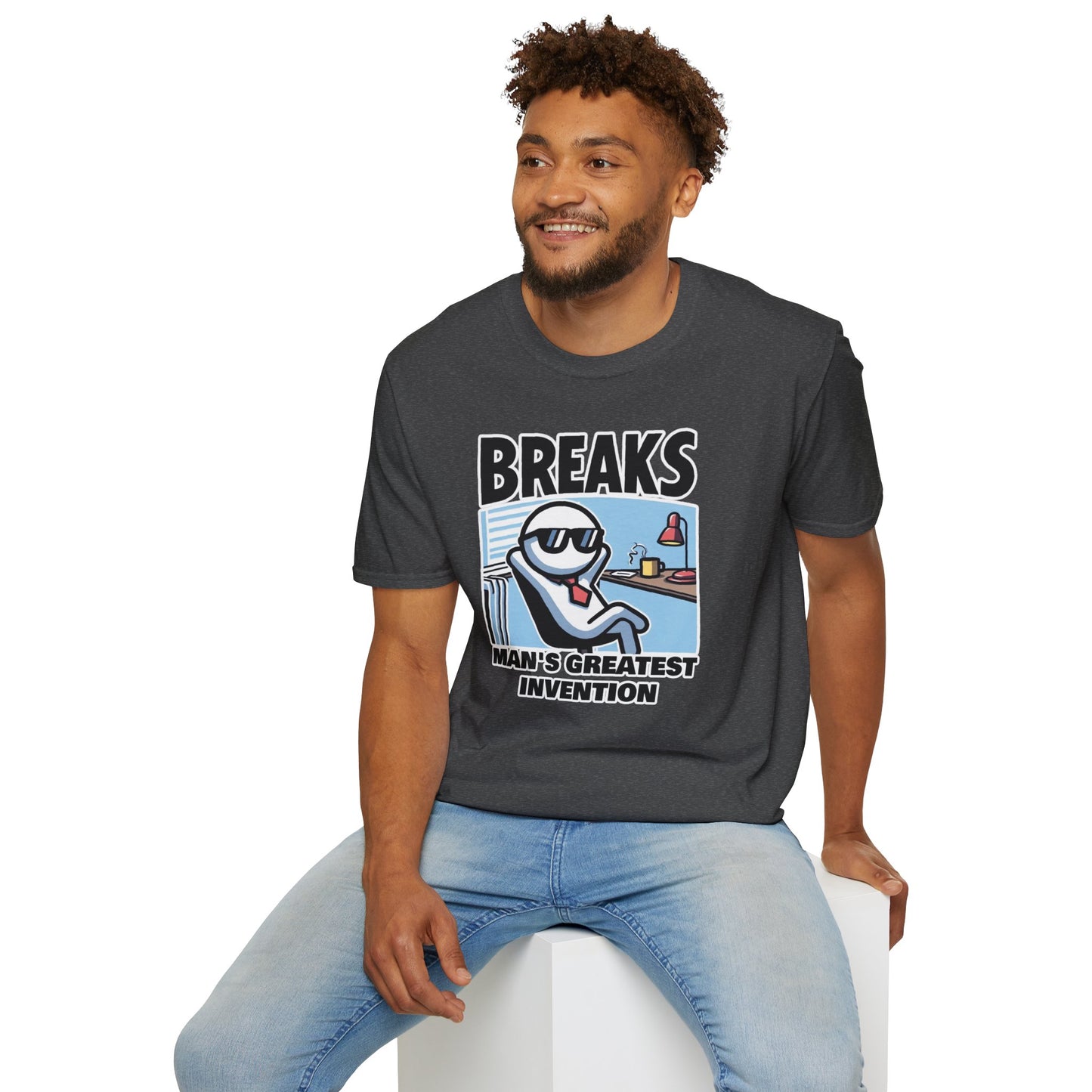 Break Time Bandit: Best Moments Happen on break...Unisex Graphics Tee