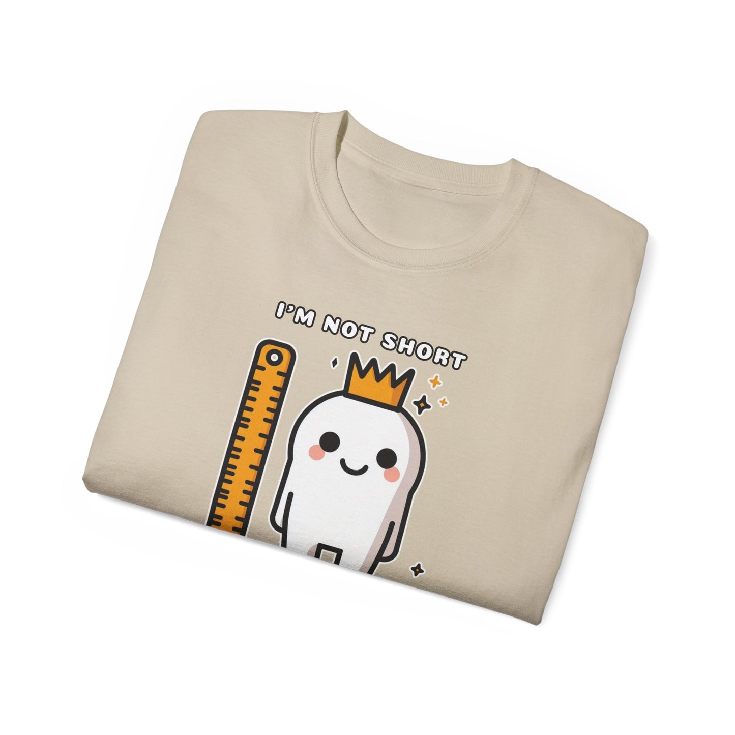 Vertically Challenged, Height Reserved! Unisex Ultra Cotton Tee