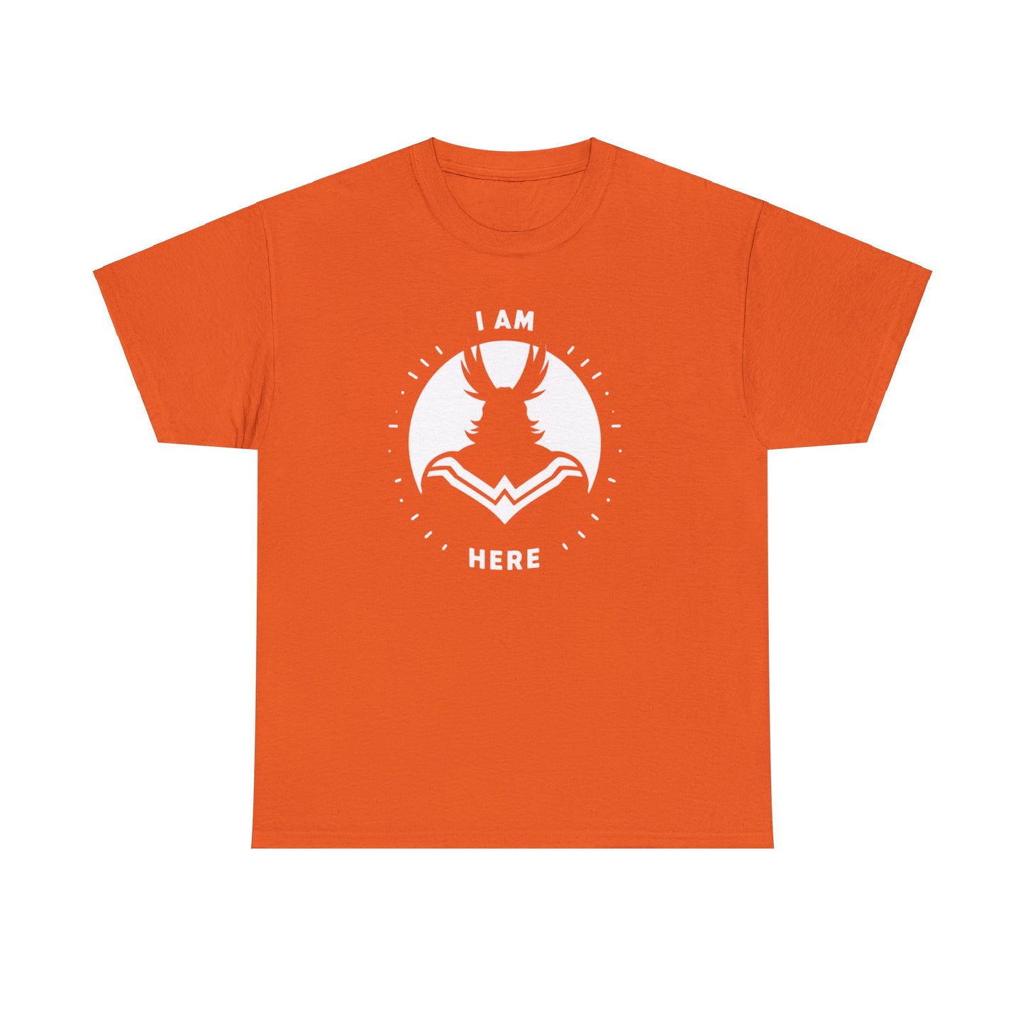 Unleash Your Hero Within: Mighty Silhouette Empowerment Tee Unisex Heavy Cotton Tee