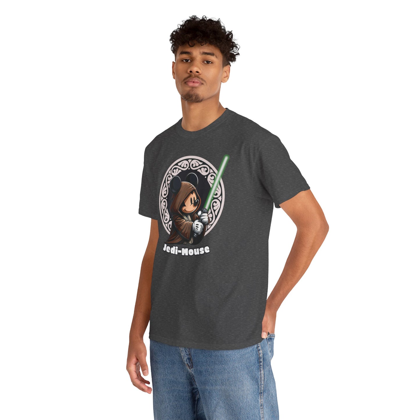 Jedi Mouse-The Force Awakens,Unisex Heavy Cotton Tee