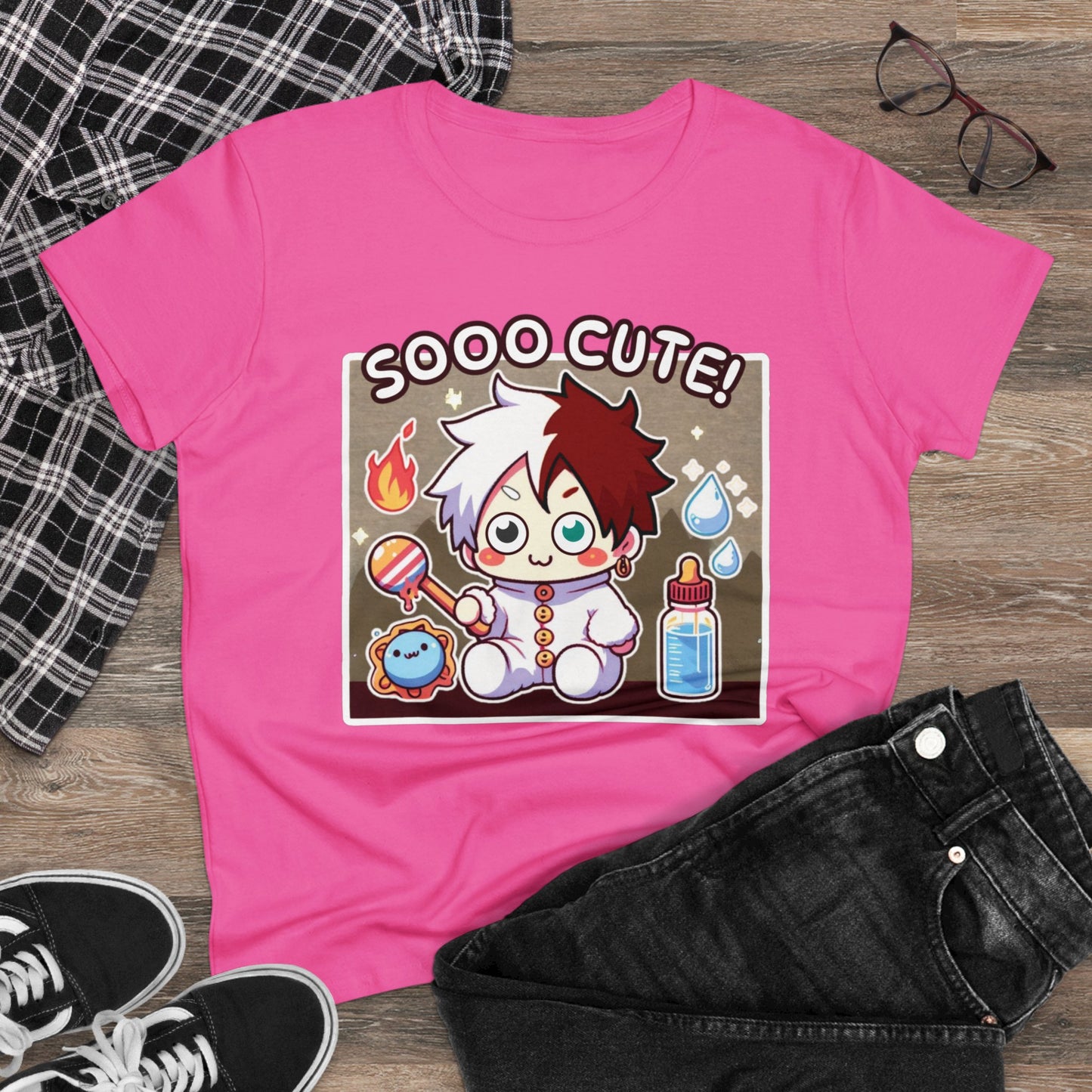 Cute edition: Milk & Quirks Women's Midweight Cotton Tee