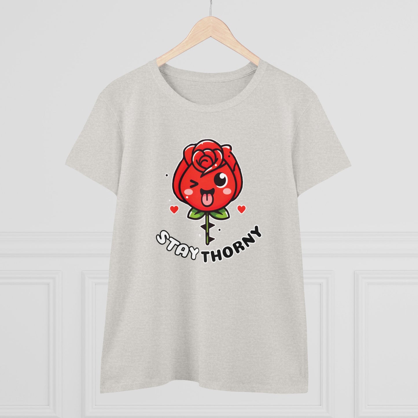 Women's Graphic Tee, Stay Thorny Soft style