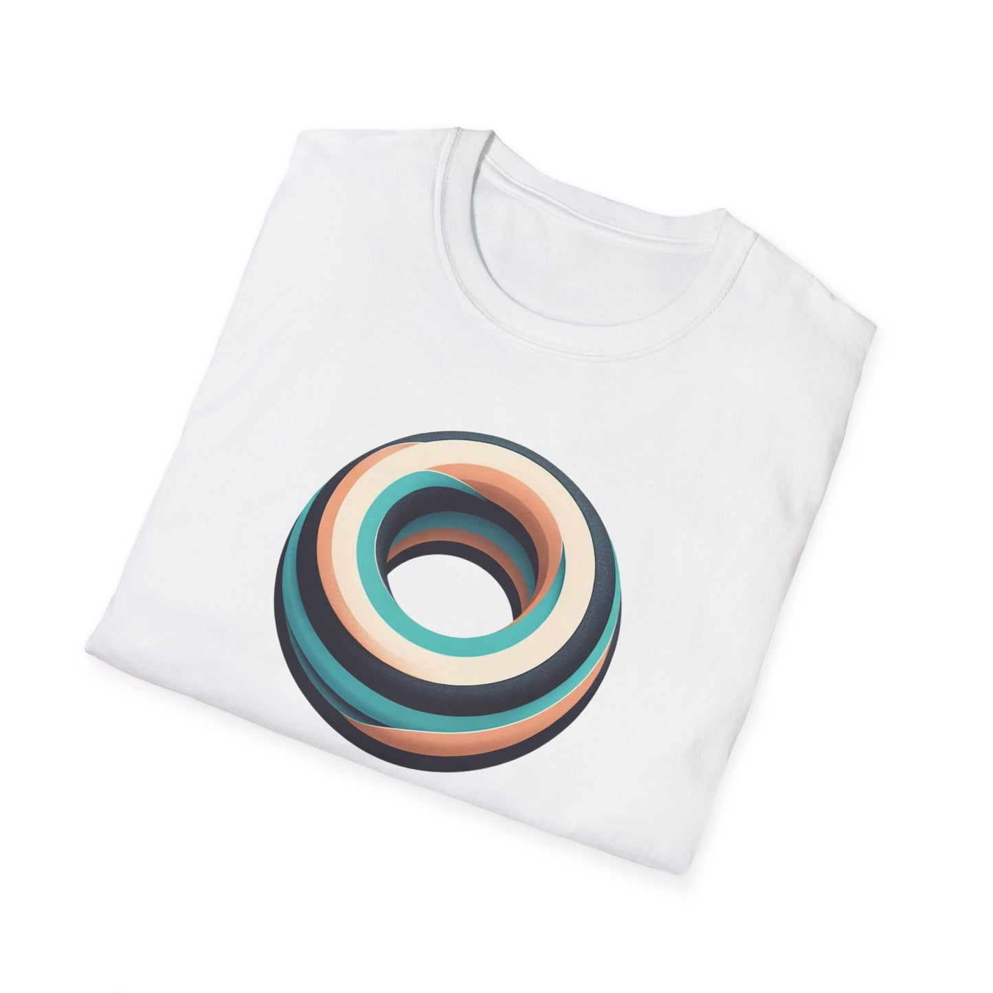 Mystic Donut: Embrace the Torus Vortex Unisex Tee