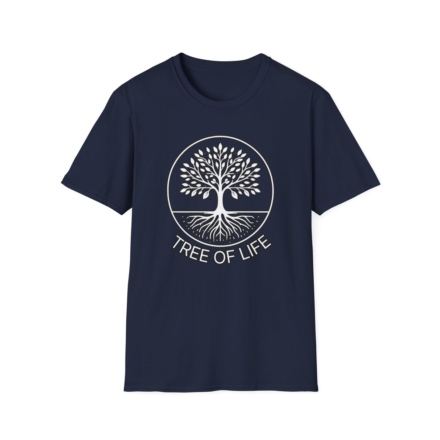 Roots of Balance: Unisex Tree of Life Essence Cotton Tee