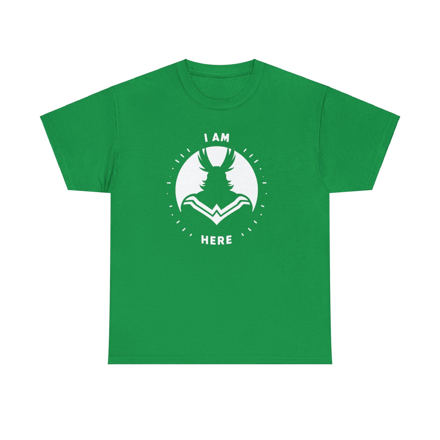 Unleash Your Hero Within: Mighty Silhouette Empowerment Tee Unisex Heavy Cotton Tee