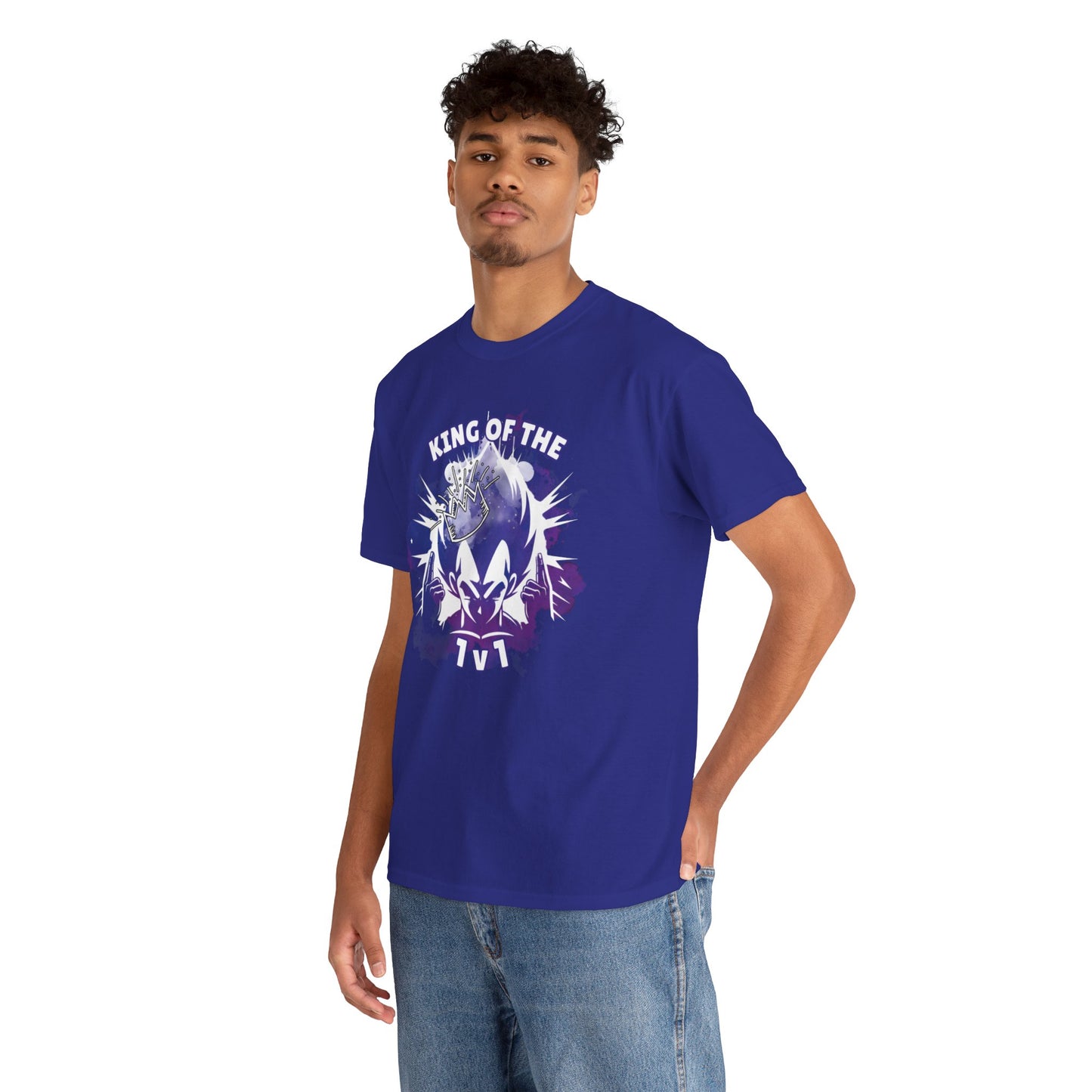 King of 1v1, Saiyan Prince Unisex Heavy cotton Tee