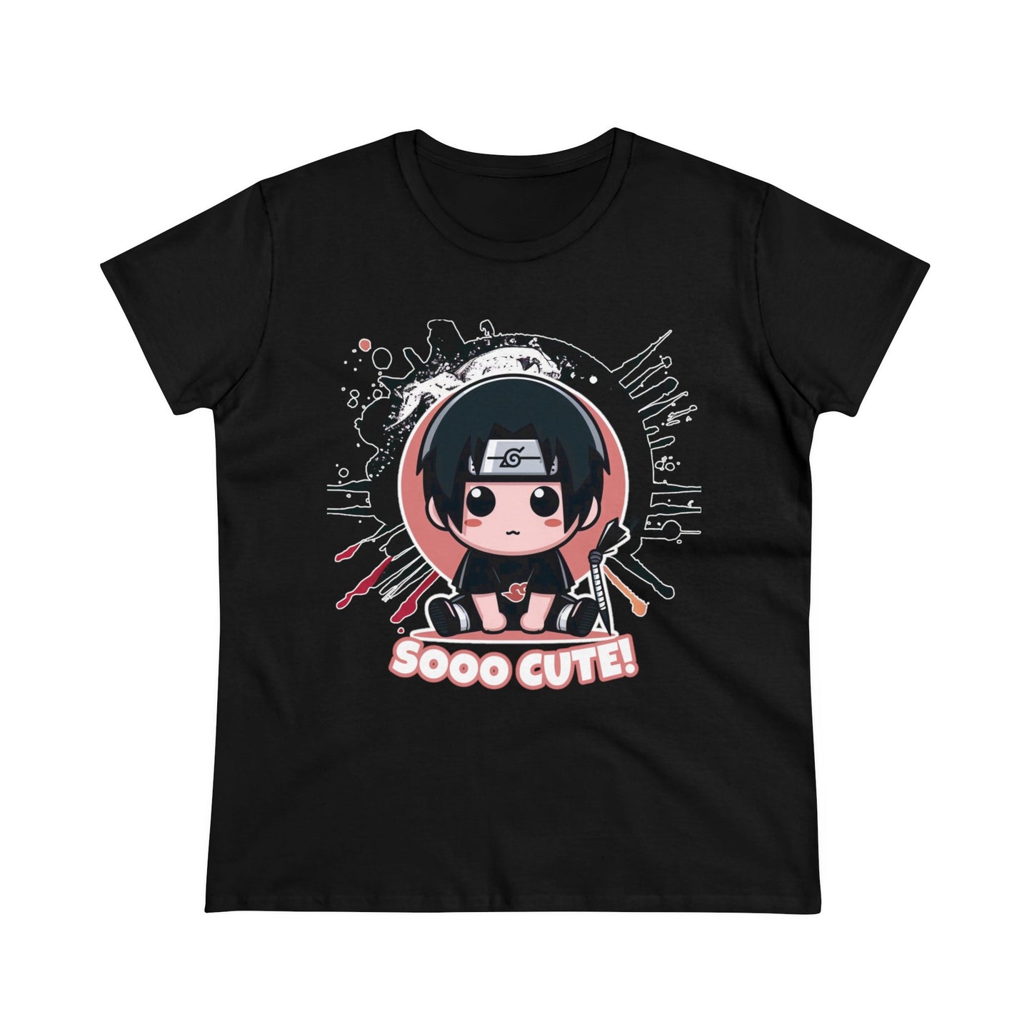 Cute Edition, Small but Deadly: Itty Bitty Ninja β Because Genjutsu Starts Early! Women's Graphic Tee