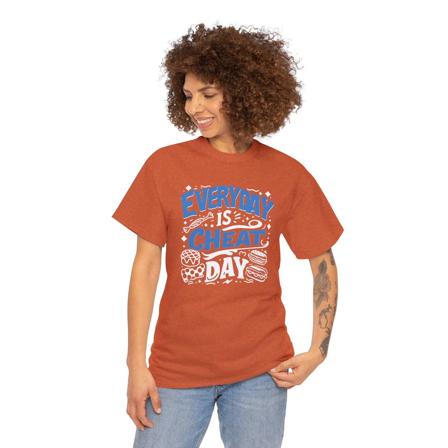 24/7 Cheat Day: Satisfy Your Cravings-Unisex Graphic Tee