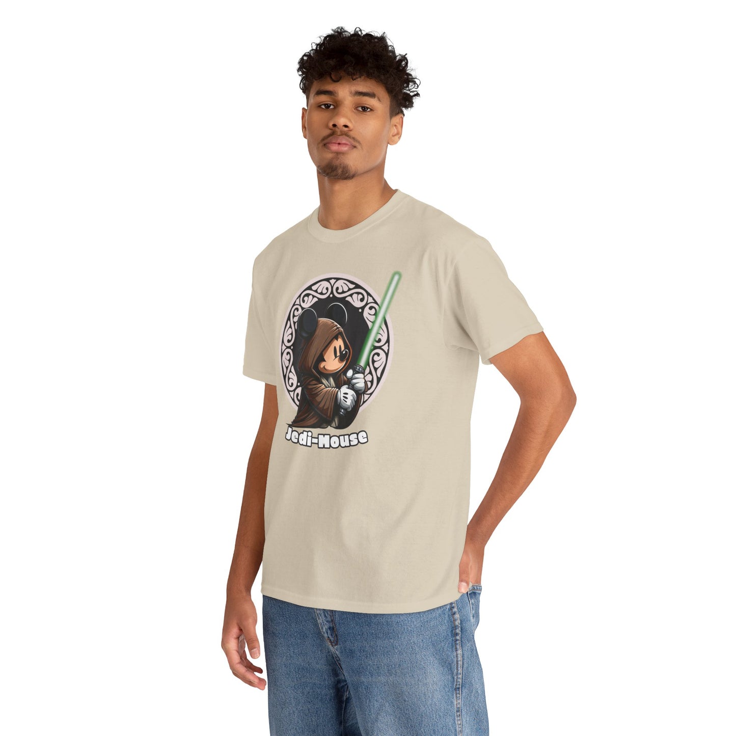 Jedi Mouse-The Force Awakens,Unisex Heavy Cotton Tee