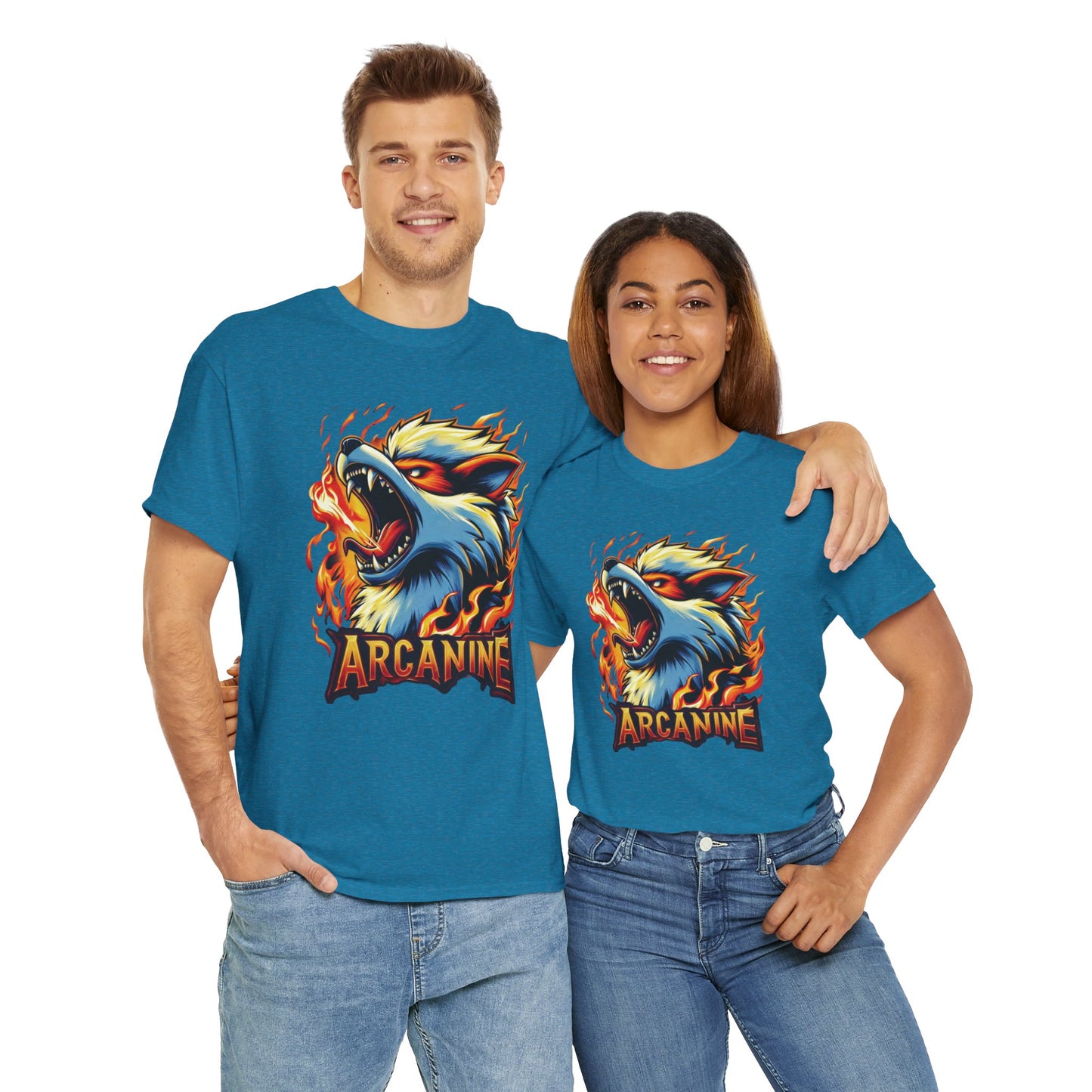 Blazing Arcanine Roar Tee Unisex Heavy cotton Tee