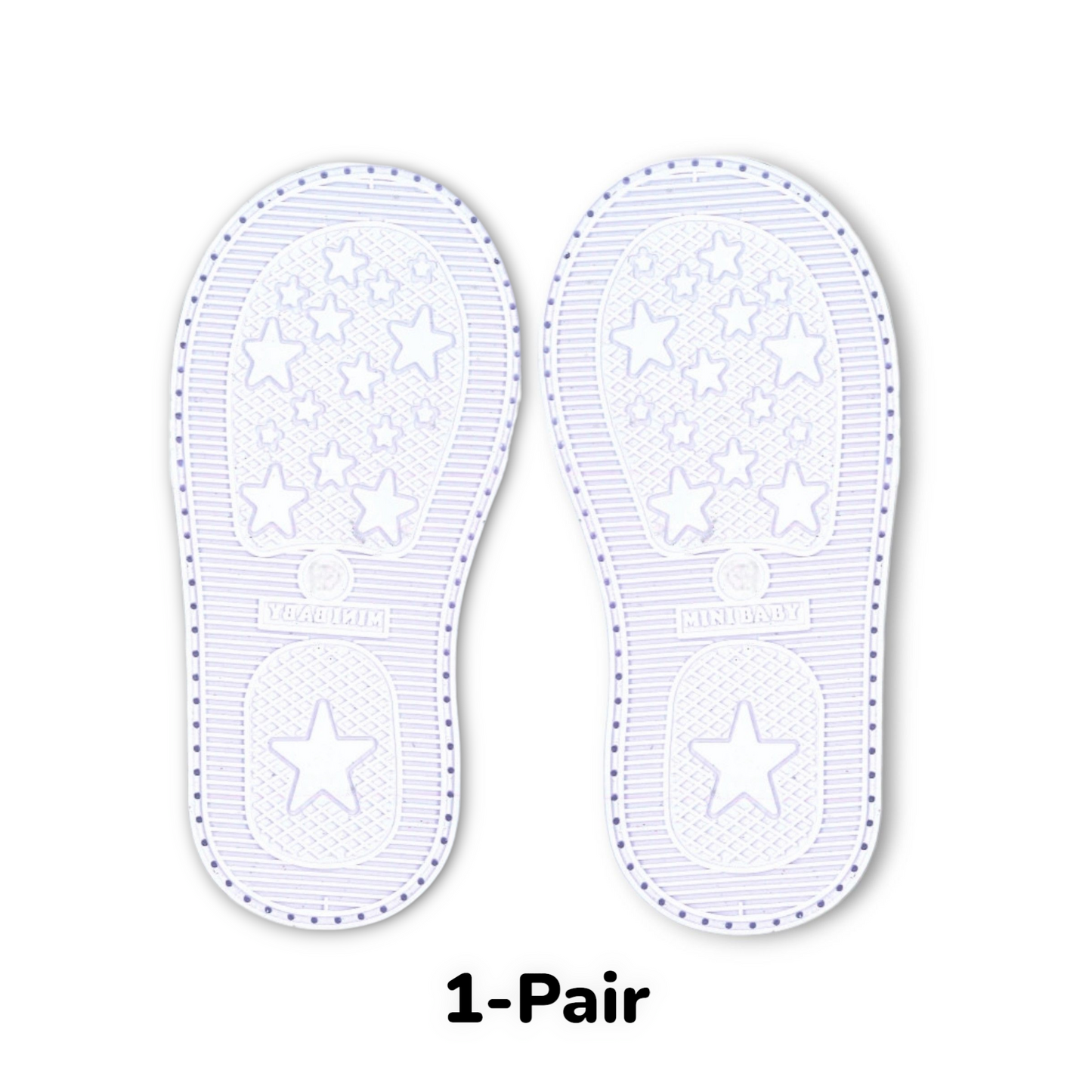 Ann G Baby Shoe Soles with holes for crocheting, Soft, flexible, nonslip, comfortable