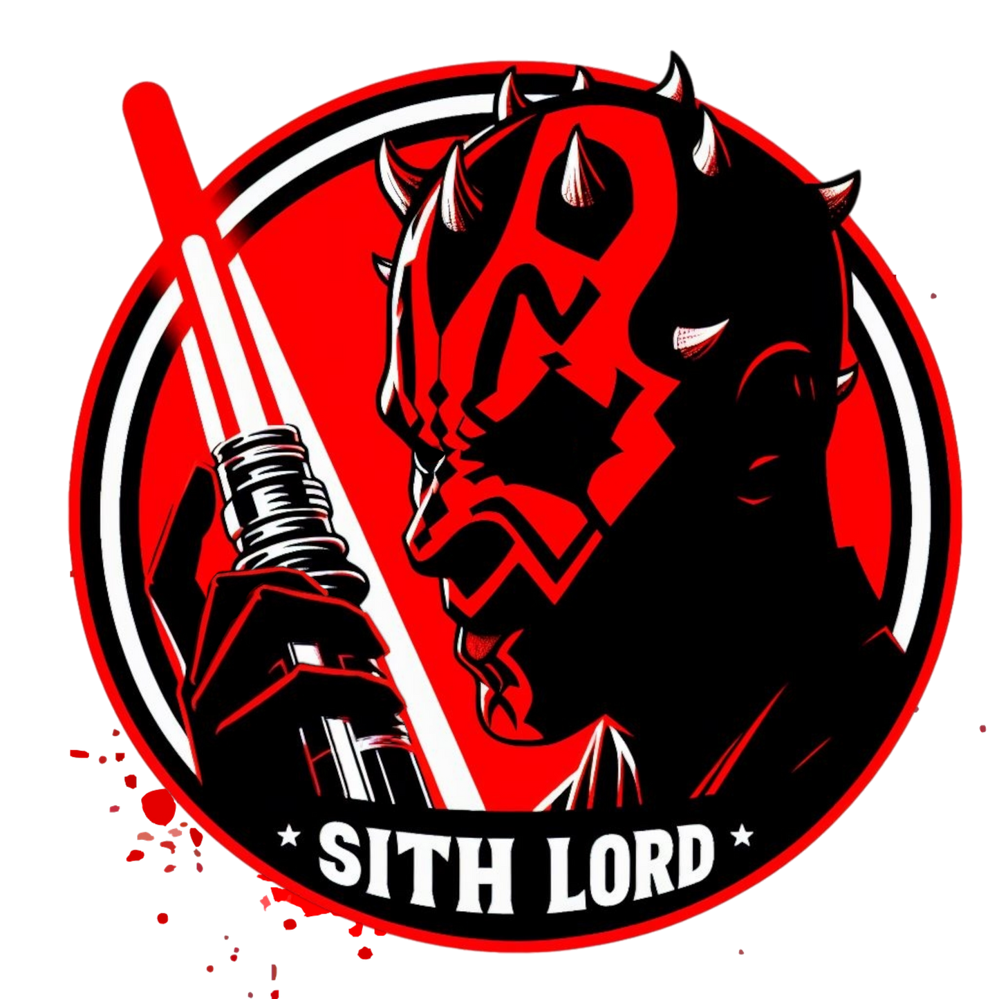Double-Edged Darkness: Darth Maul Unleashed, unisex heavy cotton graphic tee