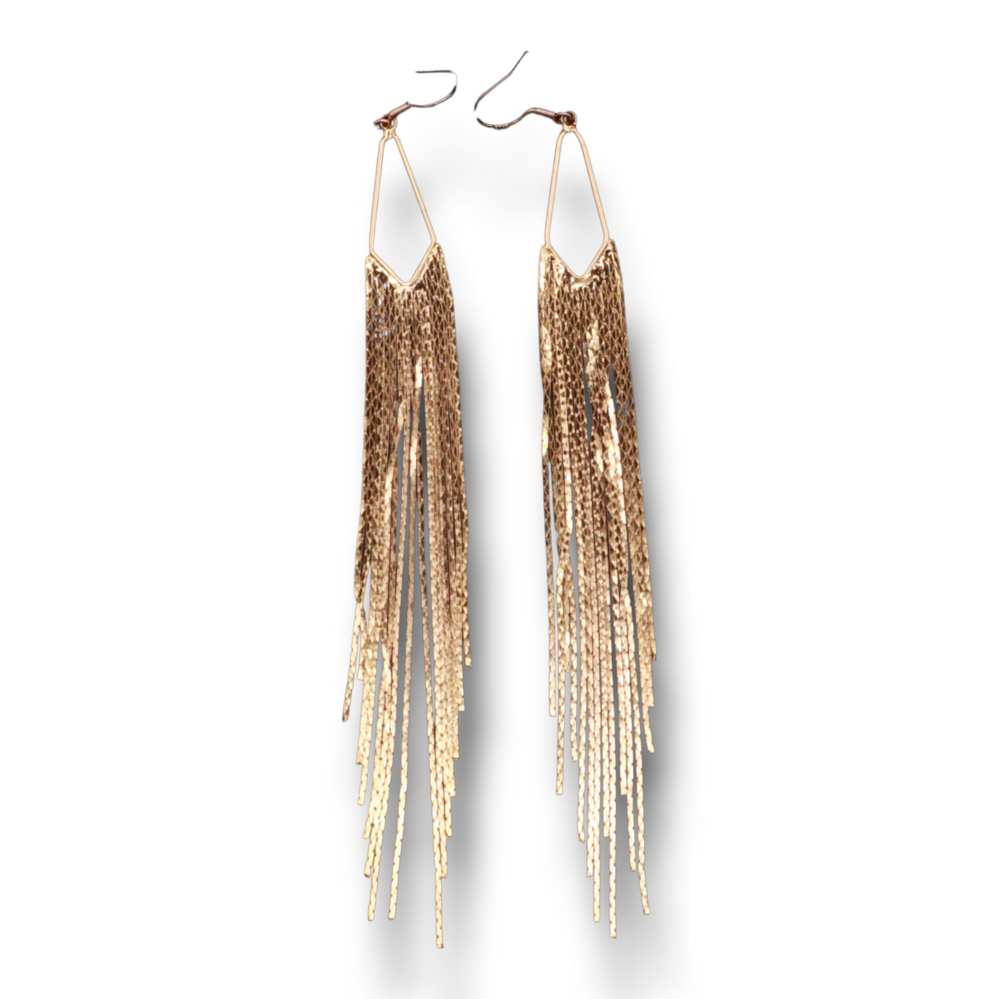 Gold-plated Tassel Earrings