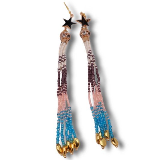 Star Tassel earrings