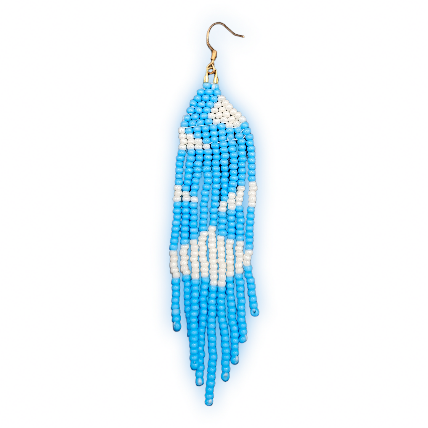 ☁️ 🌤  Cloudy Day Sunny Weather Beaded Earrings 2pc