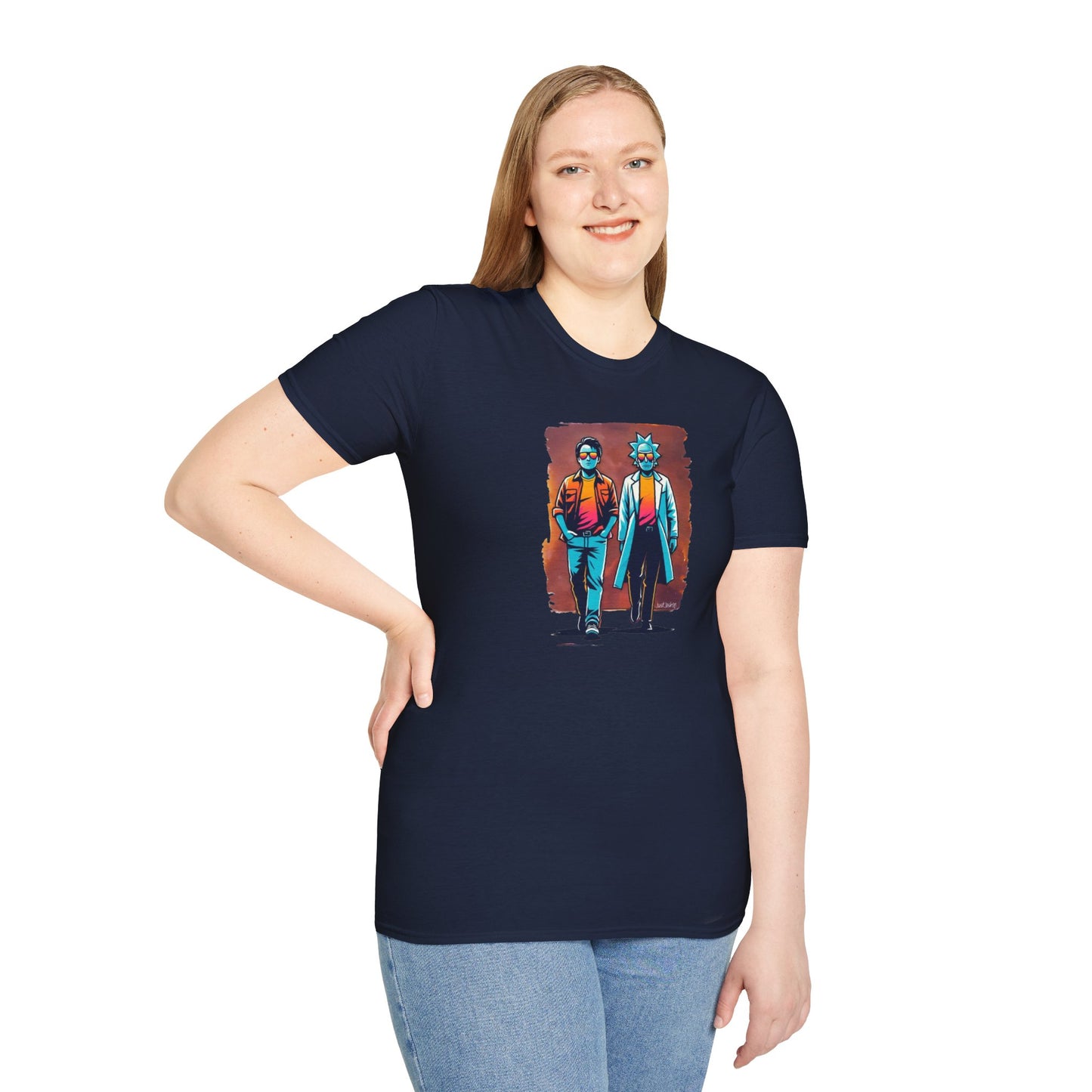 Time-Traveling Duo: Excellent Wardrobe Adventure, Stay McFly with our unisex graphic T-shirt