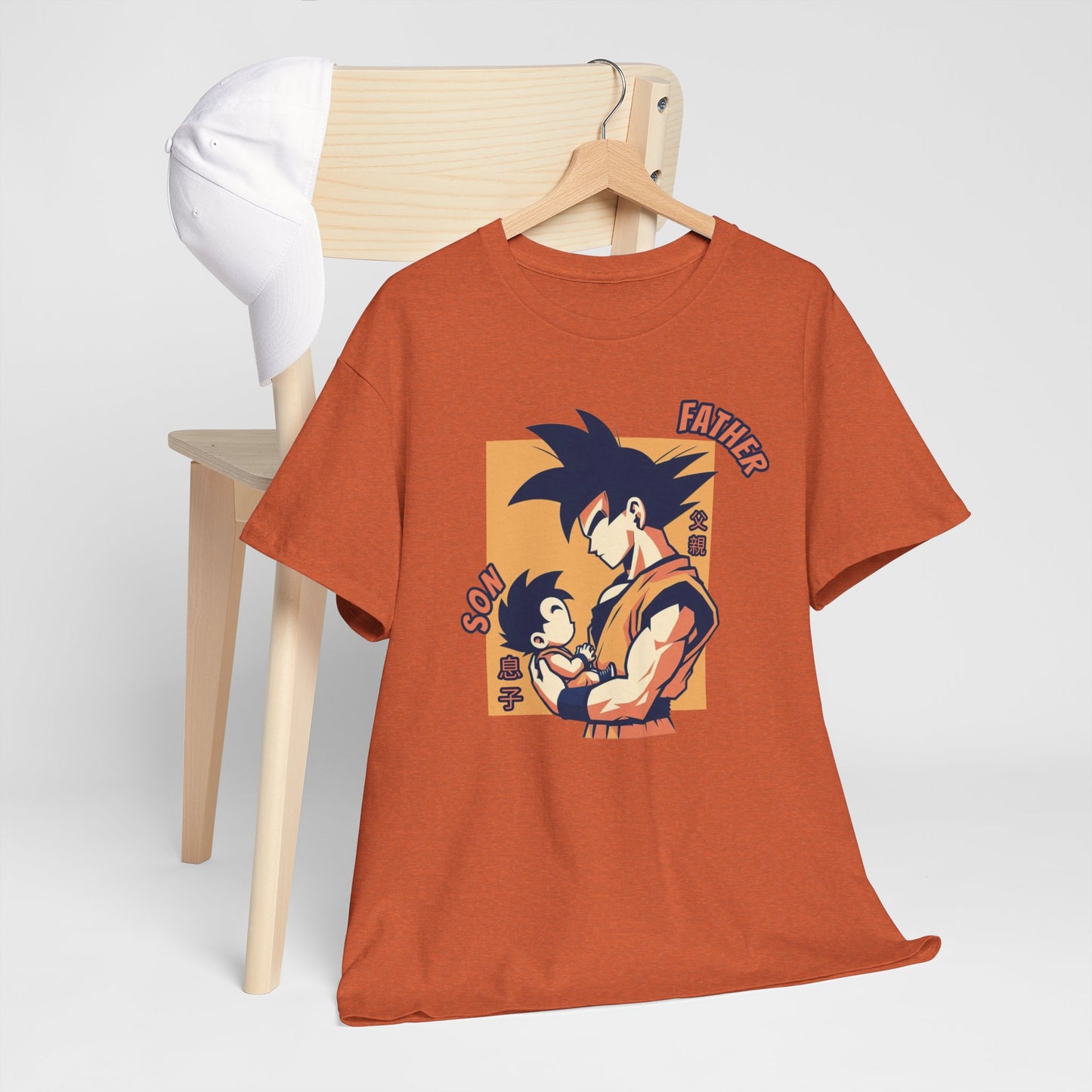 Saiyan Daddy Duty-Diaper Changes Saga, Unisex Heavy Cotton Tee