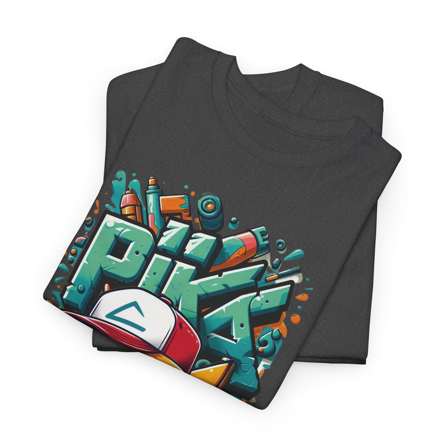 Pika Pika graffiti Unisex Heavy cotton Tee